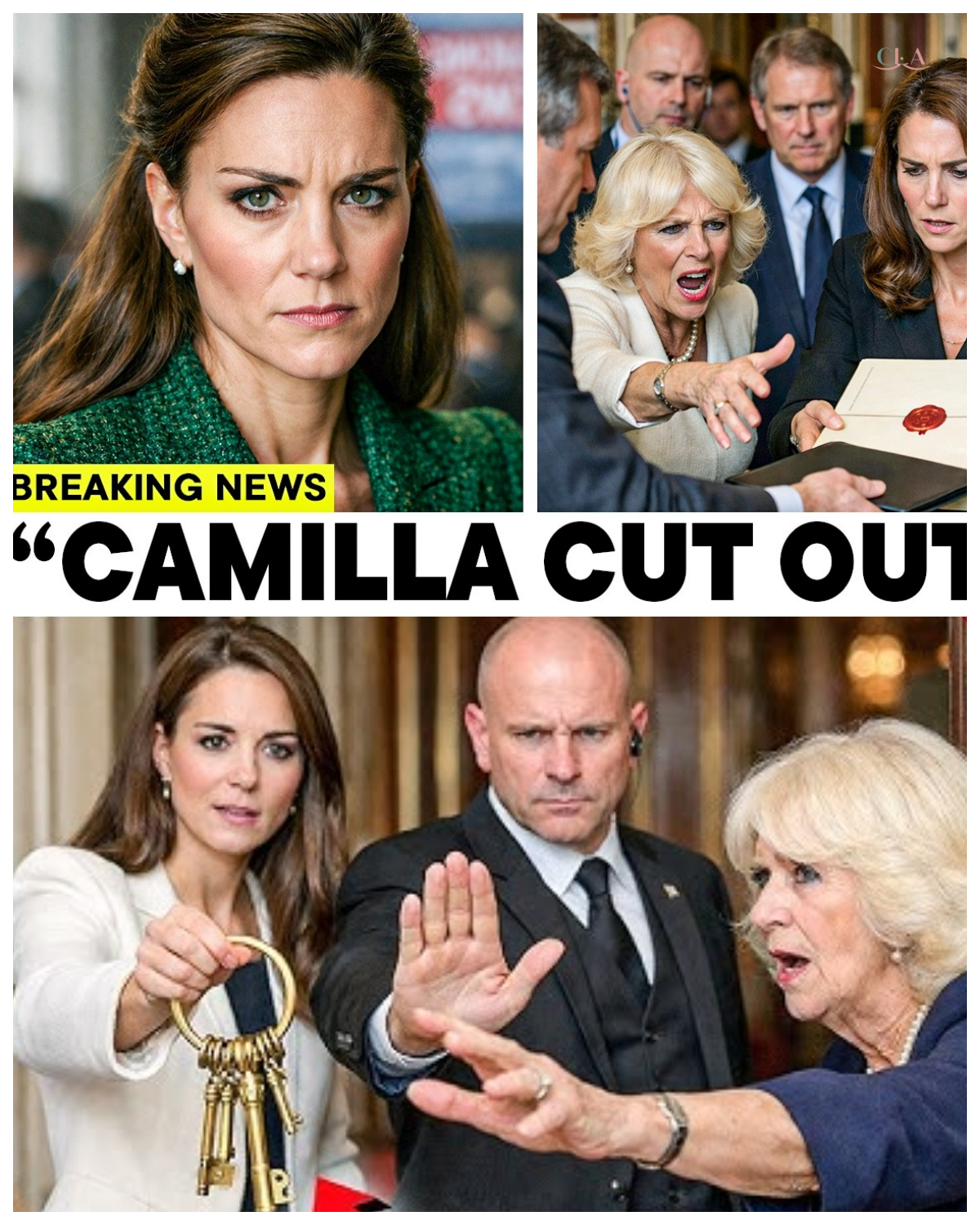 3 MIN AGO: Queen Elizabeth’s Hidden Clause BYPASSES Camilla Gives Castle to Catherine