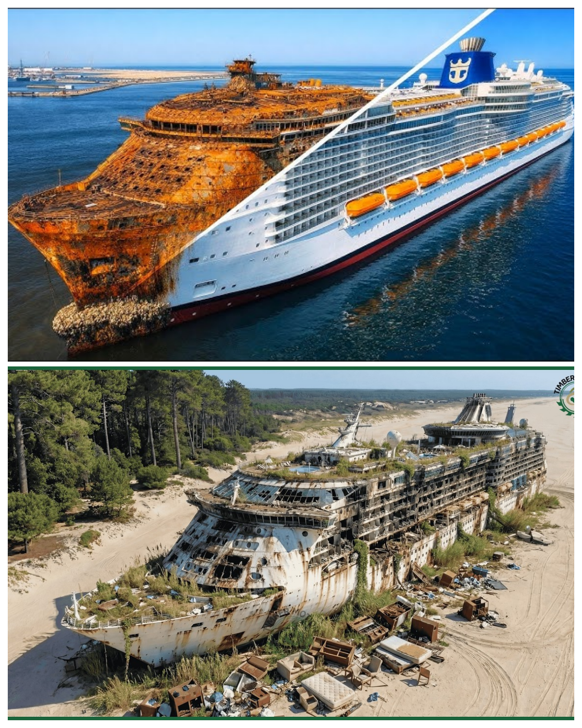 99 Year Old Abandoned Cruise Ship Transformed Into a Luxury Ocean Mansion