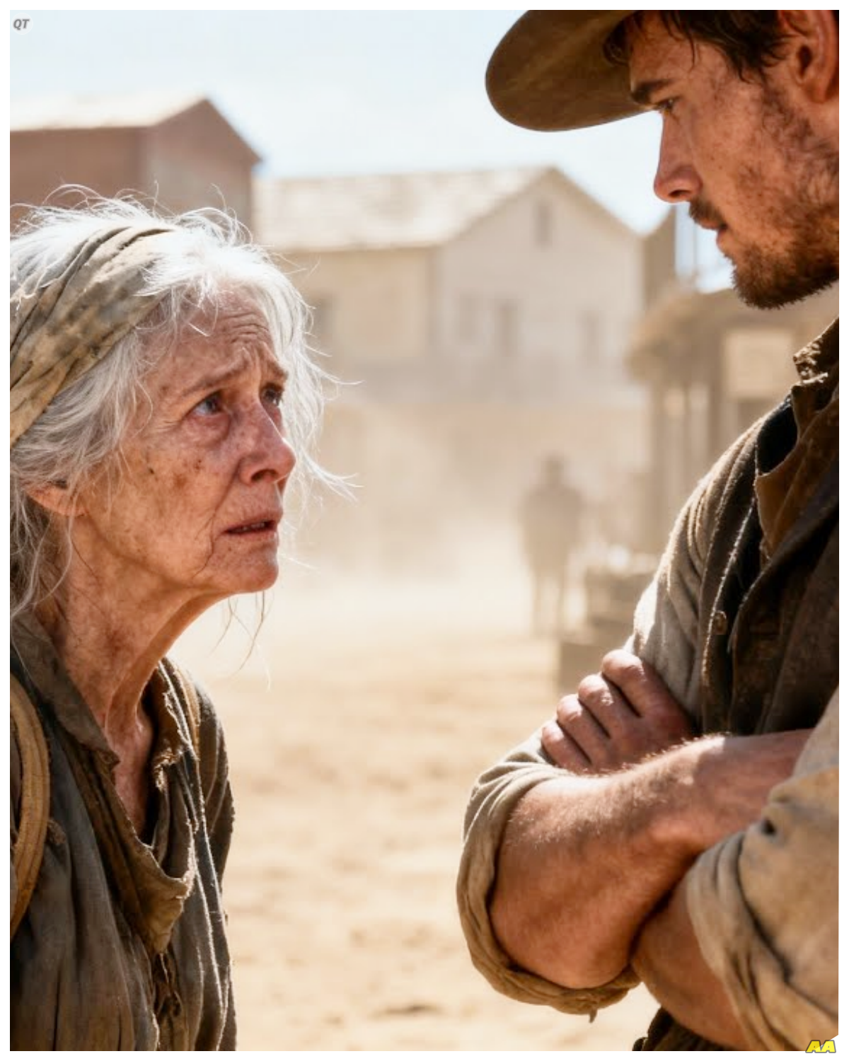 “I’m Not Worth Much, Sir… But I Can Cook,” The Homeless Old Woman Told The lone Rancher.