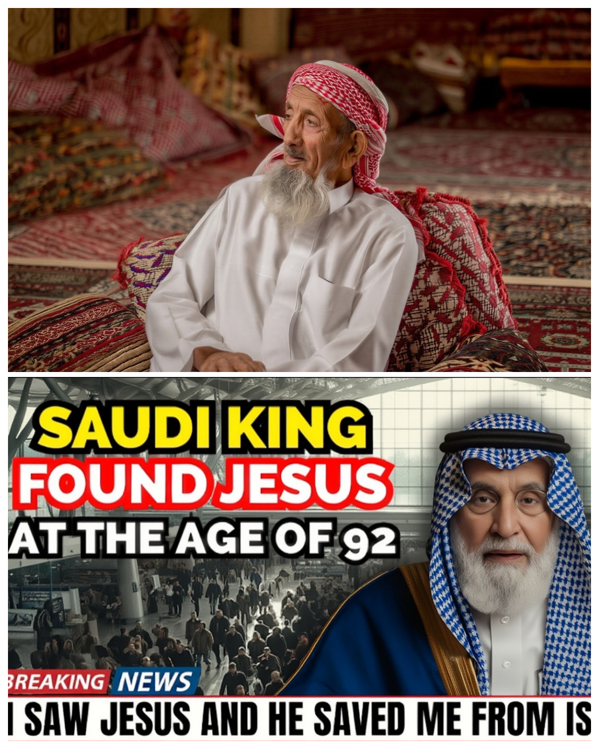 A 92-Year-Old Saudi Royal Patriarch Goes Viral for His Baptism — He Finally Tells All | TESTIMONY  What could make a 92-year-old patriarch from one of the most powerful royal families in Saudi Arabia suddenly step forward with a testimony that is spreading rapidly across the internet? After nearly a century surrounded by influence, tradition, and religious authority, the elderly royal reportedly chose a surprising path when he publicly shared his decision to be baptized and speak openly about Jesus Christ. Why would someone who spent decades at the center of power wait until the final chapter of life to reveal such a deeply personal story? Could this moment represent a quiet spiritual awakening that had been hidden for years behind palace walls? As the testimony spreads through faith communities and online discussions, thousands are asking the same electrifying question: what finally convinced the royal patriarch to speak out after 92 years of silence? Discover the powerful details behind this unexpected decision and the testimony now capturing global attention. Read the full story through the article link in the comments.