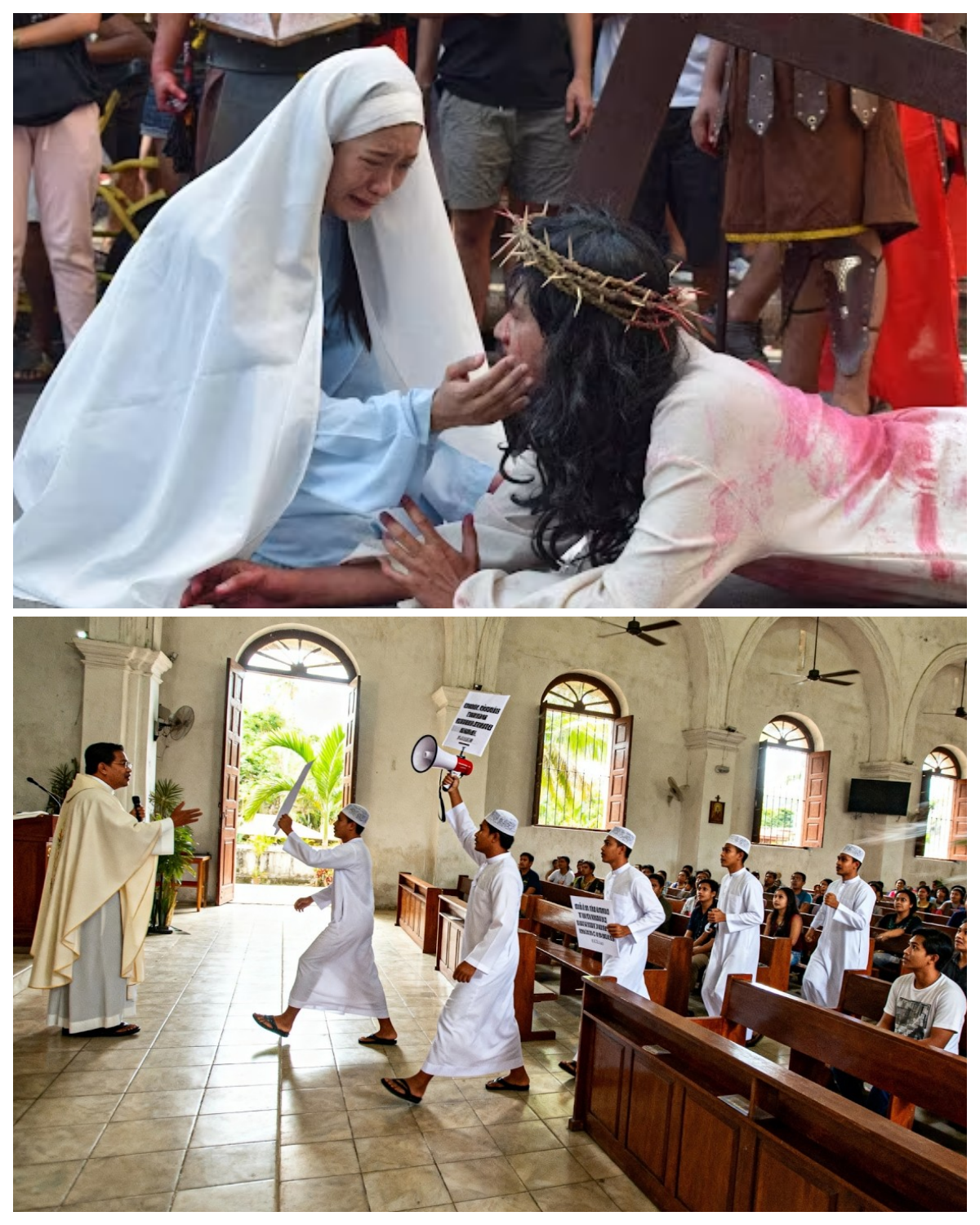 In Philippines, Muslims Invaded a Communion, But Jesus Appeared and Taught Them a Lesson..  What could cause a peaceful moment of Holy Communion inside a church in Philippines to suddenly turn into a story that people across the internet cannot stop talking about? According to a dramatic testimony now circulating online, several men entered a church service intending to disrupt the sacred moment—but what happened next stunned everyone present. Witnesses say the atmosphere inside the church shifted in a way no one could explain, leaving those who came to challenge the faith suddenly silent and shaken. Was it coincidence, conscience, or a powerful spiritual encounter involving Jesus Christ that changed everything in that room? As the story spreads through social media and faith communities, thousands are asking the same electrifying question: what exactly happened during that Communion service that left even the disruptors deeply affected? Discover the hidden details behind the moment that turned chaos into silence by opening the article through the link in the comments.