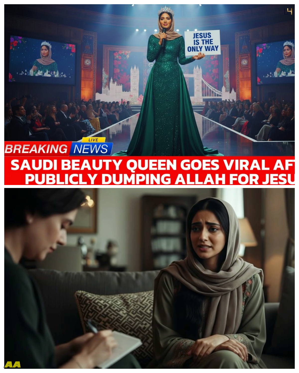 Saudi Beauty Queen Goes Viral For Her Conversion: “Jesus Appeared to Me Every Night”