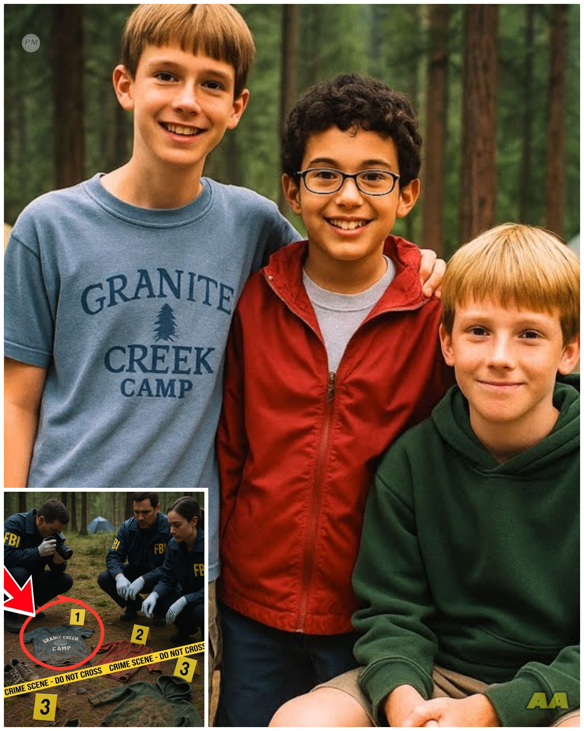 Three Boys Vanished From Camp in 2003 — FBI Discovery in 2023 Shocked Everyone