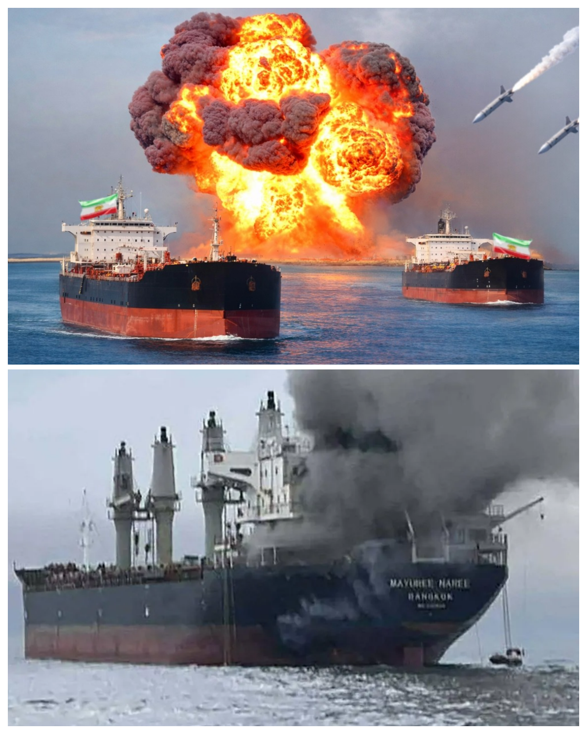 US Navy Forces Successfully OBLITERATE First Iranian Oil Tanker Convoy in Strait of Hormuz?