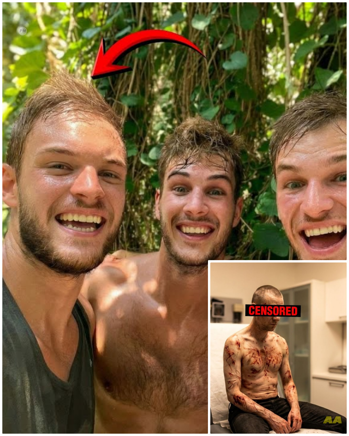 “Terror in the Amazon: Friend Returns After 3 Months—With Cryptic Symbols on His Chest!”