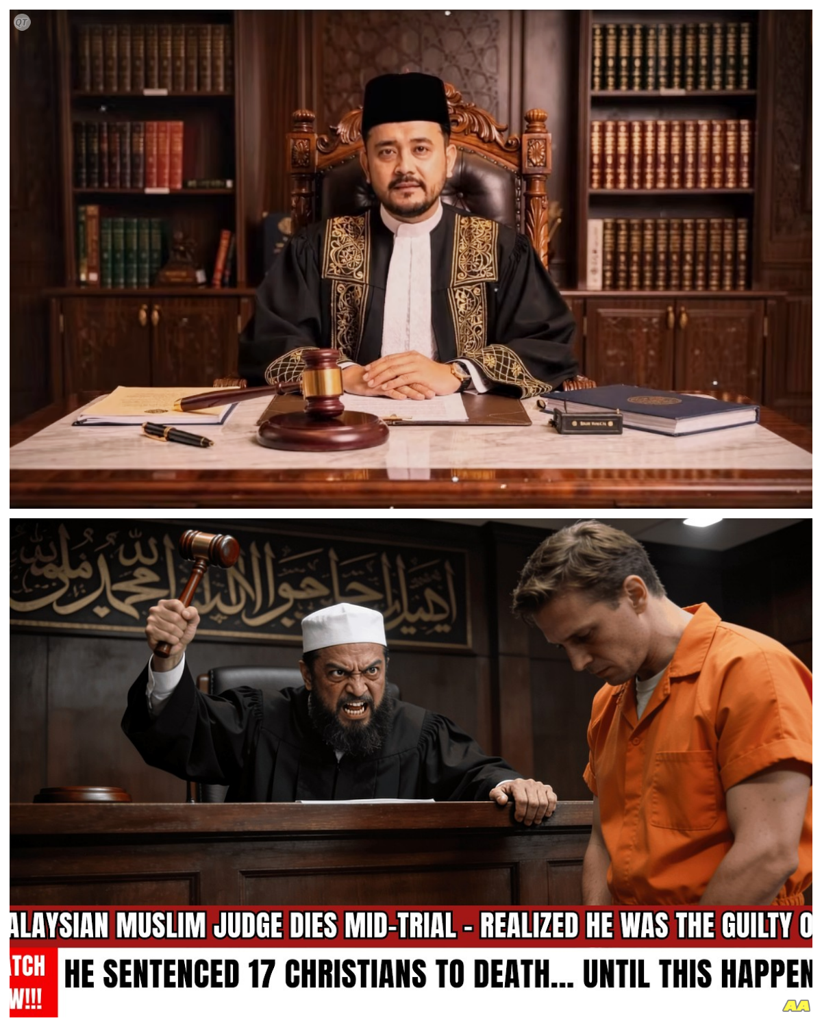 MALAYSIAN MUSLIM JUDGE DIES IN COURTROOM DURING BLASPHEMY TRIAL – RETURNS DEFENDING CHRISTIAN,