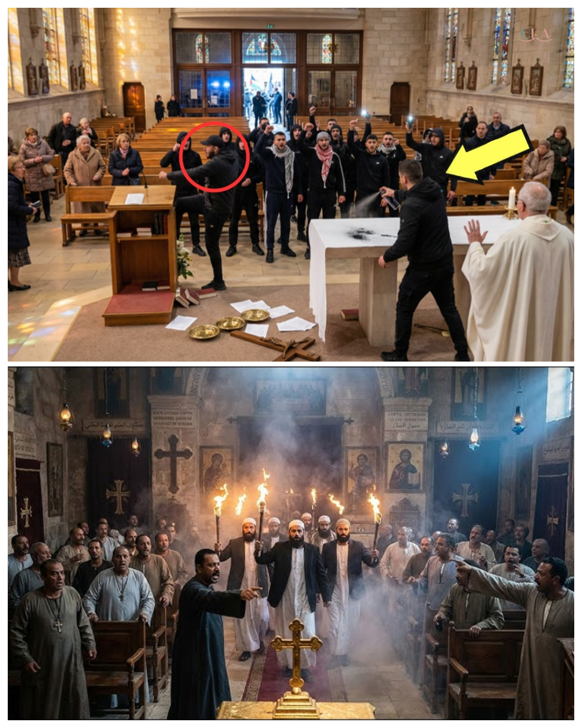 Muslim Extremists Disrupt Sunday Service at Church THEN JESUS CHANGED EVERYTHING...