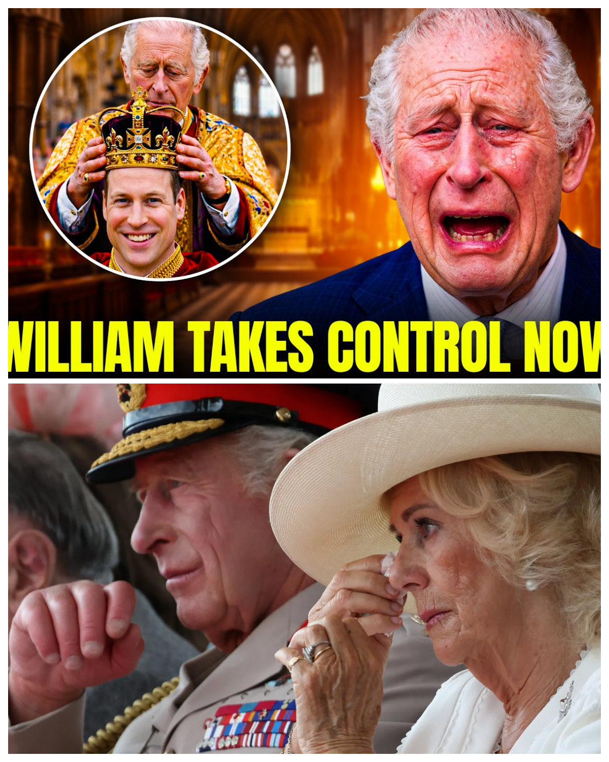 BREAKING: Charles In TEARS! Surrenders ALL Power To William After Camilla Scandal ERUPTS