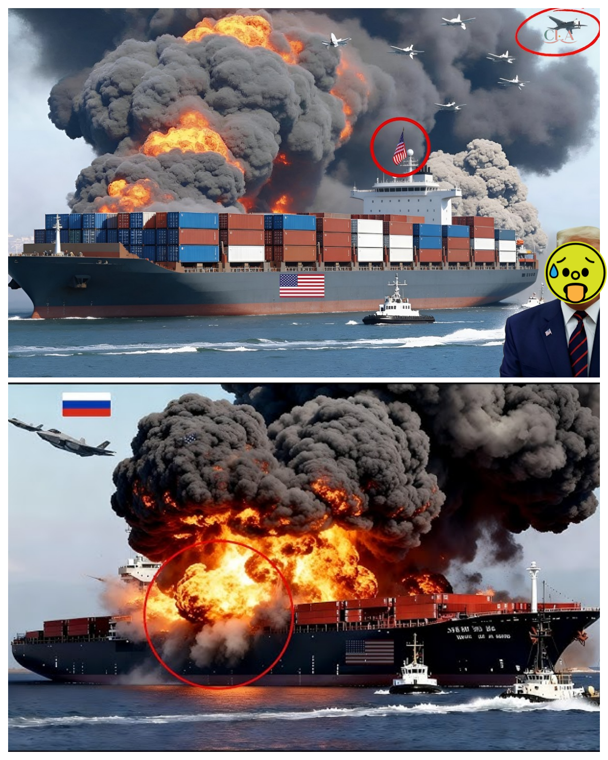 2 HOURS AGO! Military Tensions Surge at Sea — Did Russian Fighter Jets Target a U.S. Vessel, or Is This a Viral Misfire?  Alarming reports are spreading fast online, claiming a dramatic confrontation involving advanced fighter jets and a key cargo vessel. But what really happened in those tense moments, and is there any verified evidence behind the story? With global tensions already high, even rumors can spark concern. DISCOVER the FULL STORY and CLICK the article link in the comments before it disappears.