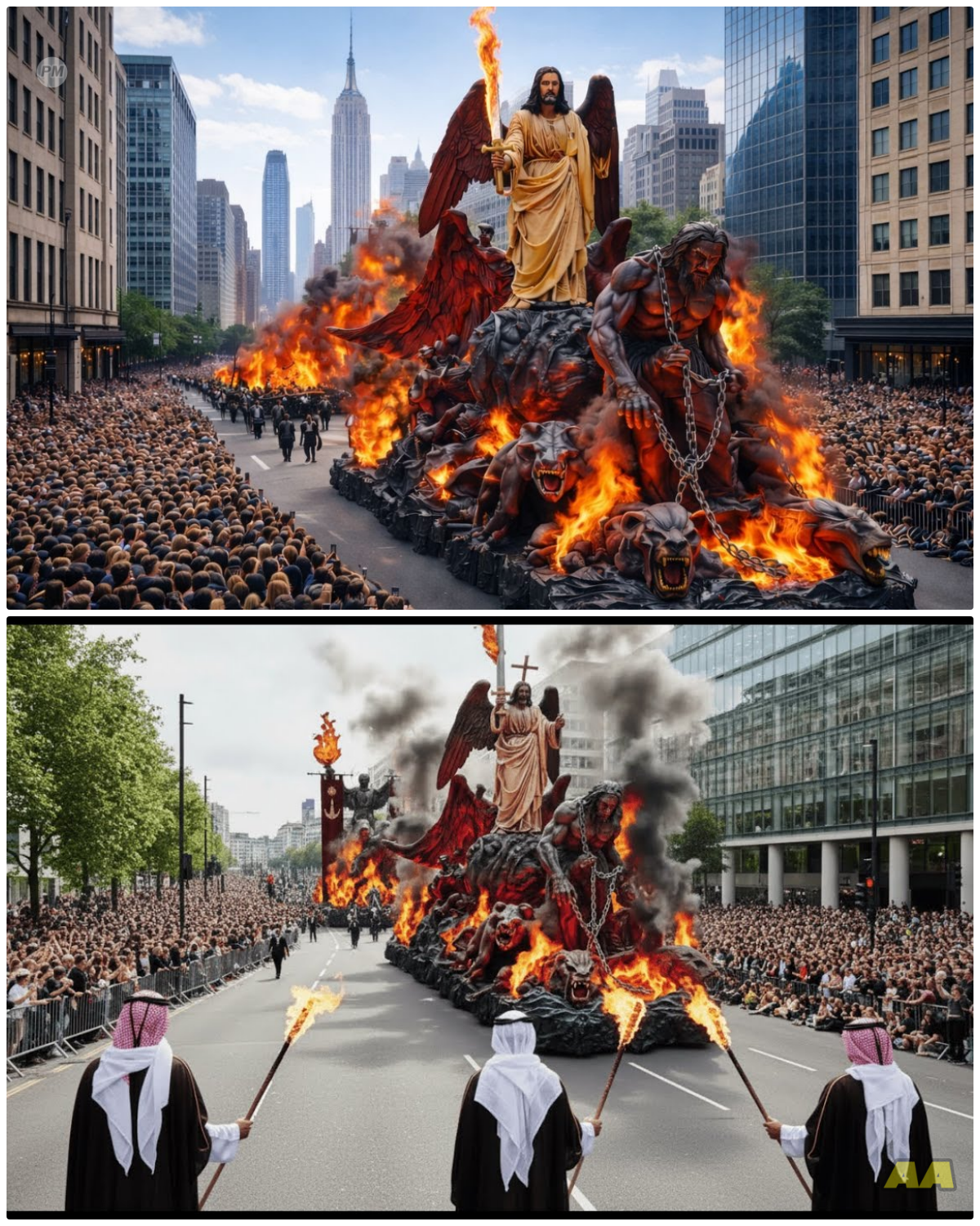 Muslim Activists Stormed A Jesus Parade in New York to Burn It Down — But Jesus Did This