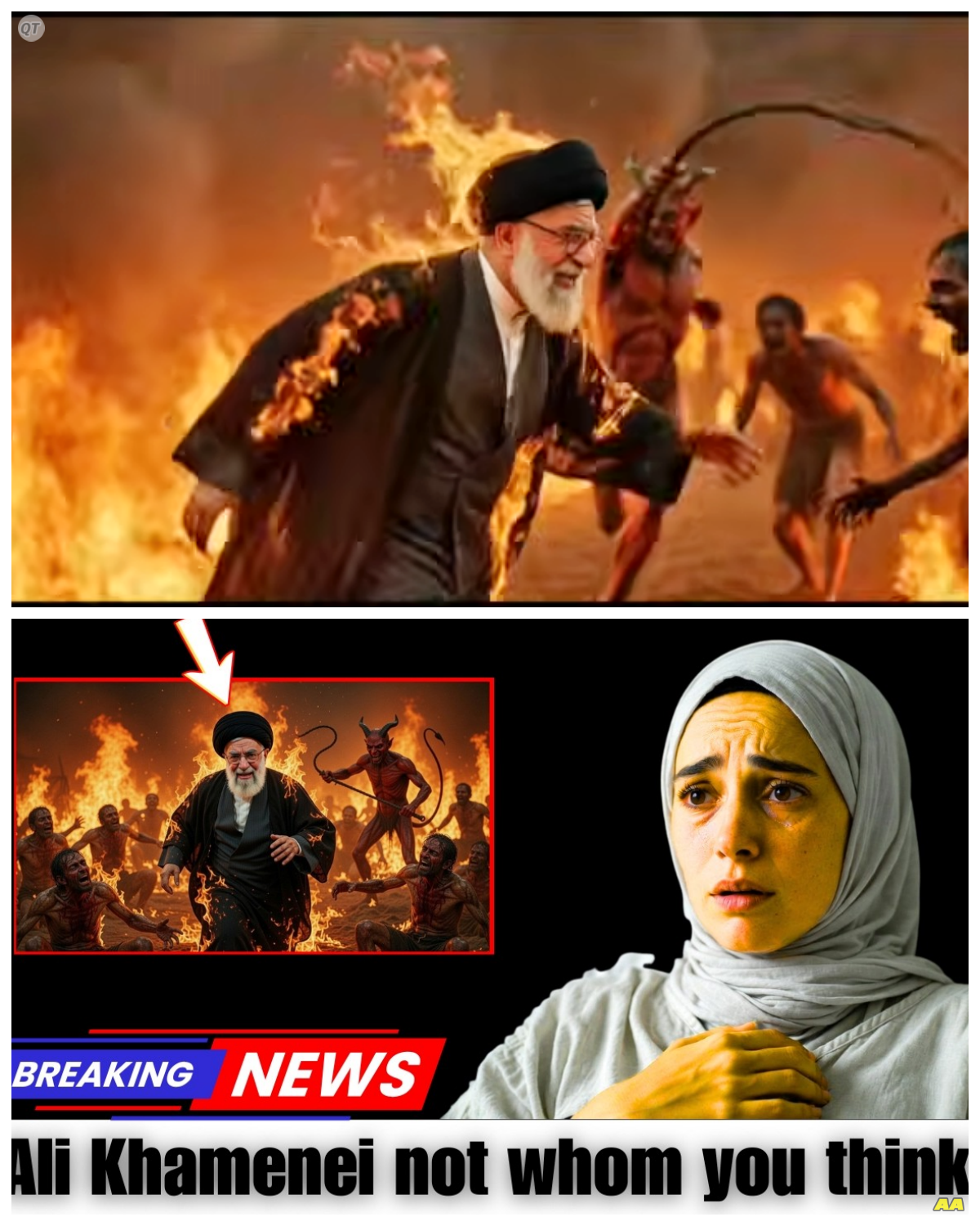 Young Muslim woman died and returned with a shocking News about Ali Khamenei Iran supreme leader...