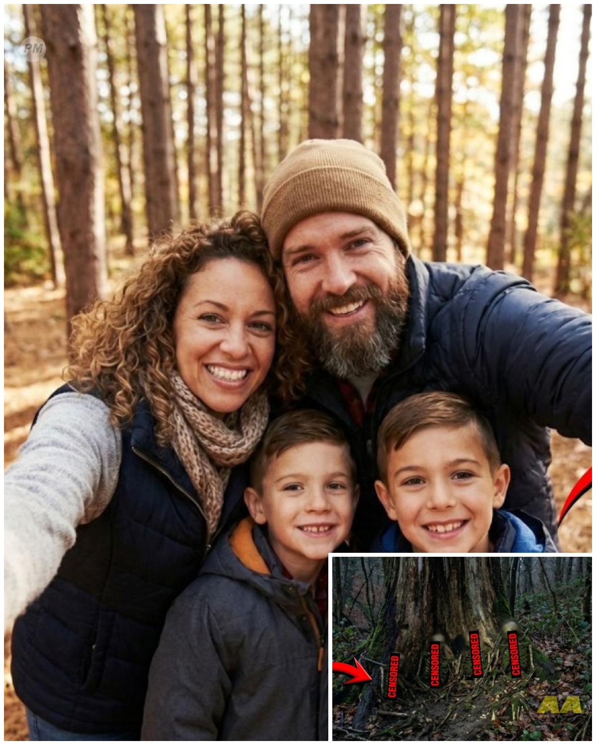 Family disappeared in Smoky Mountains 7 years ago, their remains were found tied to a tree.
