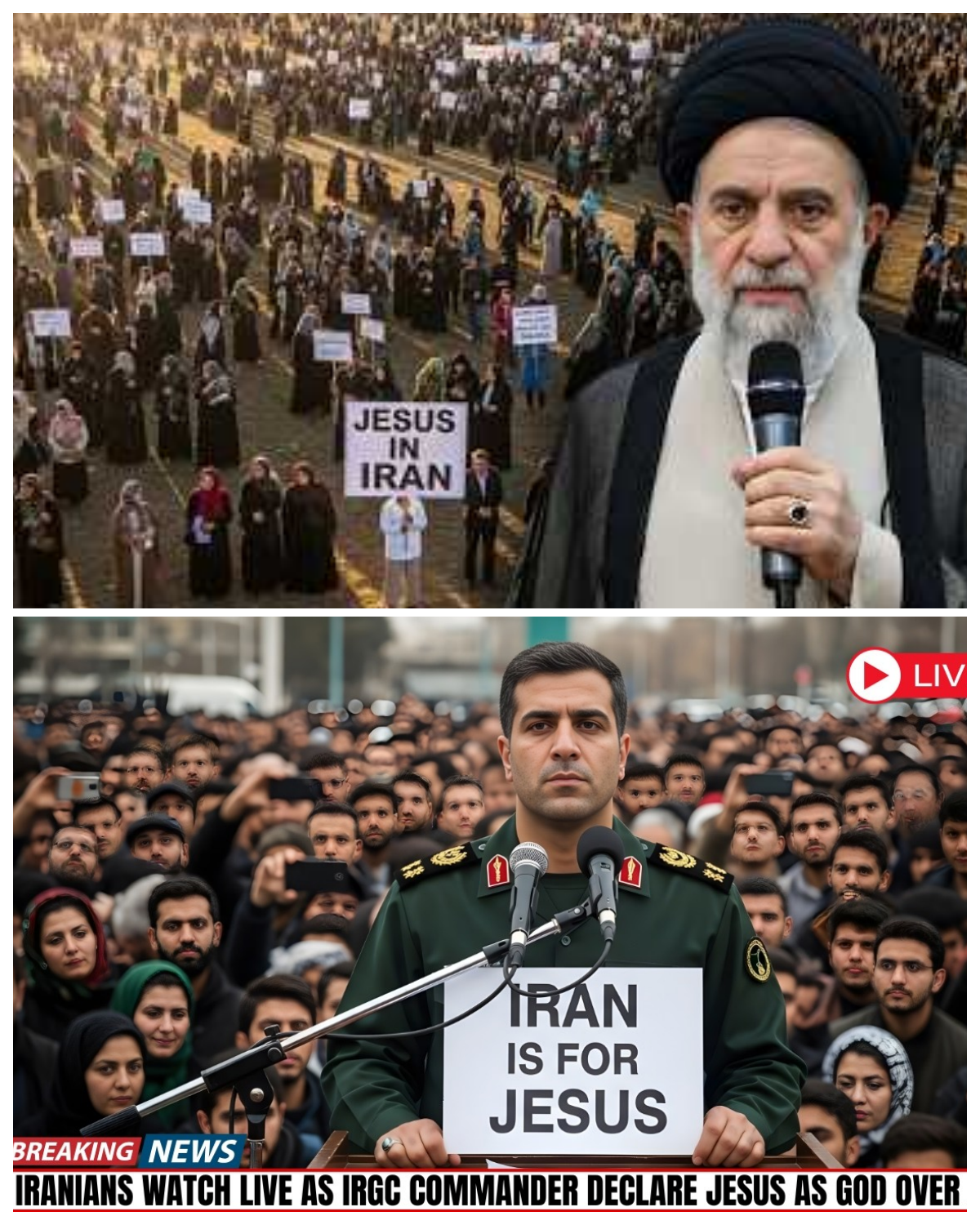 25,000 Iranians Watch LIVE as IRGC Commander Share His Testimony: “Jesus Will Bring Peace to Iran”  What could make thousands of people suddenly stop and listen when a commander from the powerful Islamic Revolutionary Guard Corps begins speaking about Jesus Christ instead of politics or war? According to a viral testimony circulating online, an IRGC officer shocked listeners when he publicly shared a personal story about faith and declared that true peace for Iran would ultimately come through spiritual transformation rather than force. The moment reportedly drew the attention of more than 25,000 viewers watching live, sparking intense discussion across social media and faith communities.  Was this simply a personal testimony shared during a tense moment in Iran’s history—or could it reflect a deeper spiritual curiosity growing quietly inside one of the world’s most tightly controlled societies? Why did the commander risk speaking openly about such a sensitive topic in front of thousands of people, and what exactly did he claim about the future of Iran?  As the story spreads across the internet, many are asking the same dramatic question: could voices from inside Iran’s own institutions reveal a different vision for the country’s future? Discover the full testimony and the details behind the moment that stunned thousands watching live by opening the article through the link in the comments.