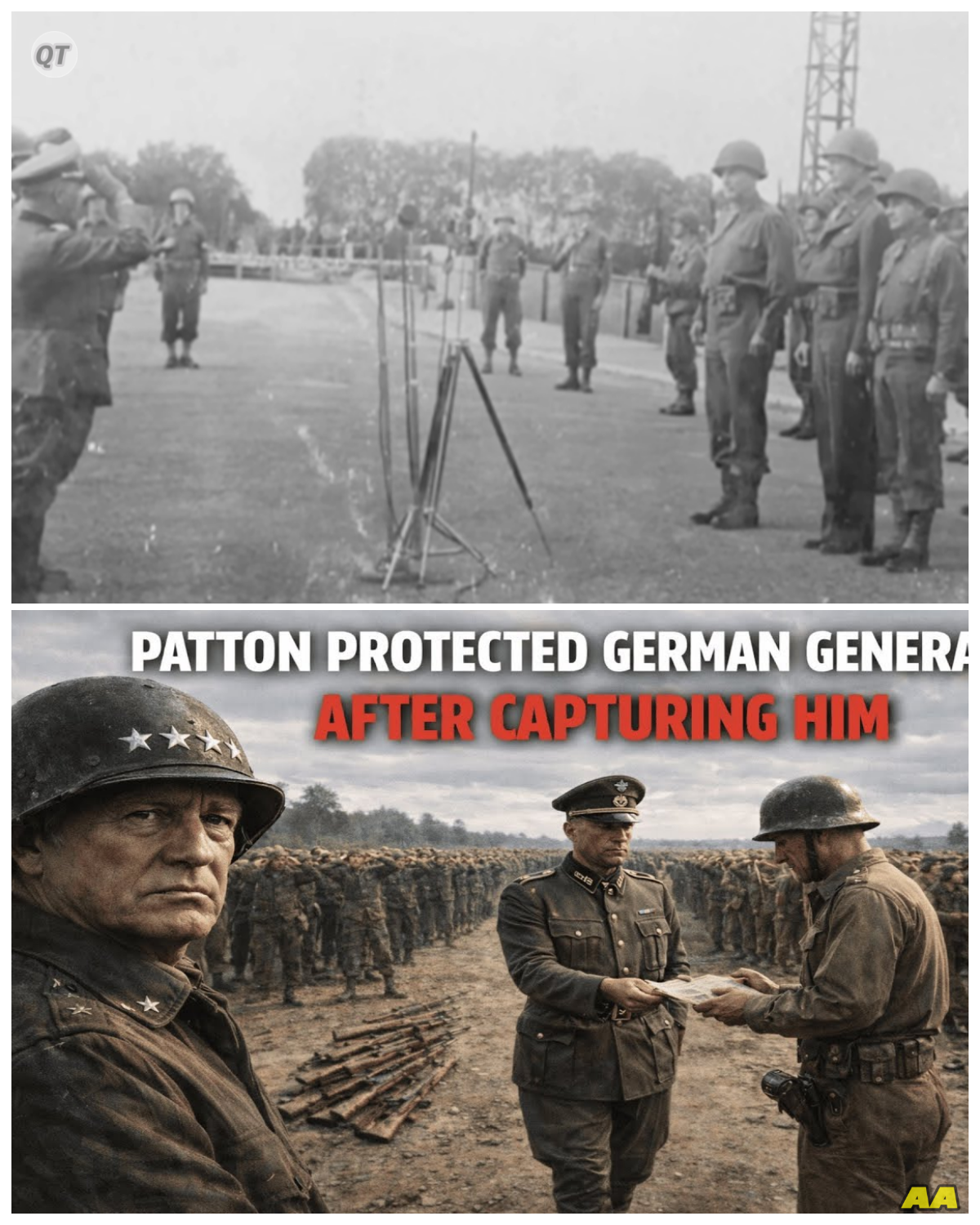 Why Patton Protected a GERMAN General After Capturing Him?-ZZ