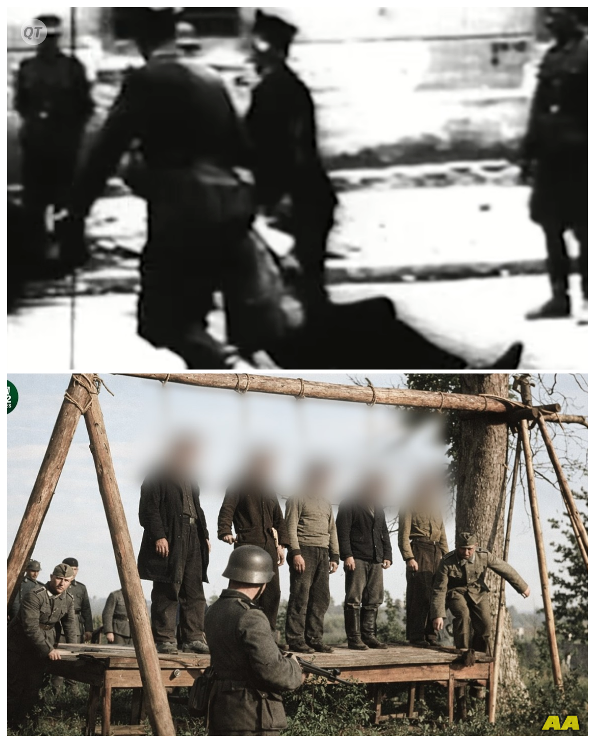 Execution of Nazis who Raped, Stripped Naked and Burn Alive 70,000 in Latvia: Arājs Kommando-ZZ