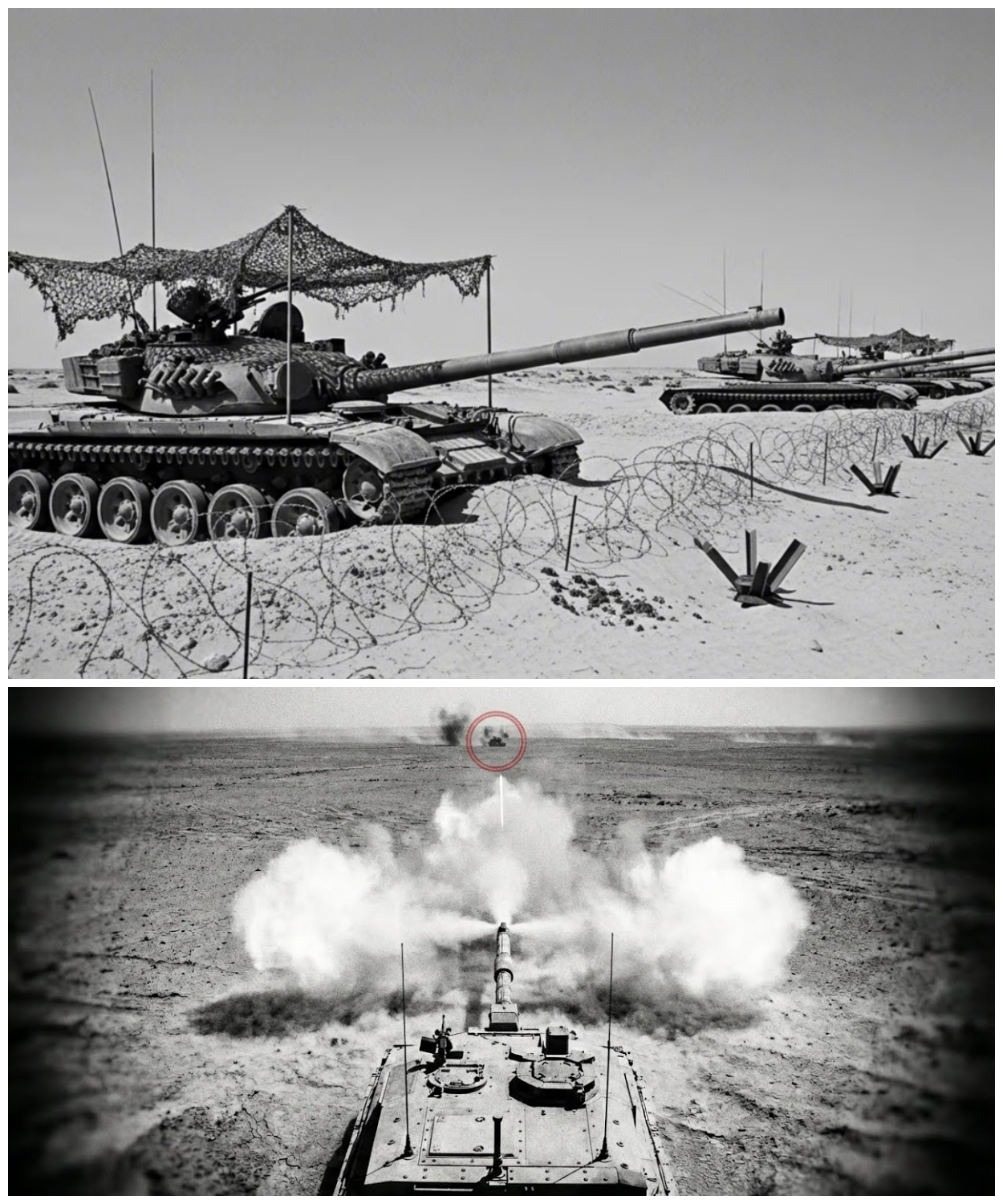 Iraqi Gunners Laughed at Challenger 2 Armor… Until APFSDS Went Through 3 T-72s at 5,200m