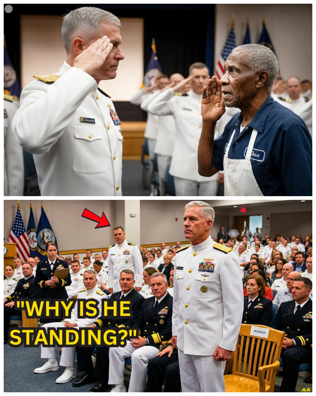 Everyone Sat Down at Navy Ceremony — Until 3-Star Admiral Refused to Sit When He Saw Who Was Missing