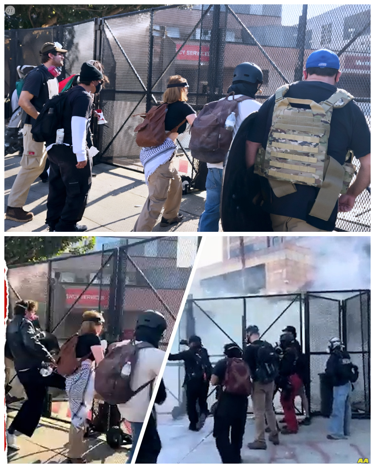 “The Protest That Went Awry: Activists Left Speechless as Chaos Reigns!” When ‘No Kings’ activists took to the streets, they never expected a full-frontal assault from Trump supporters and ICE agents. What started as a rally for change turned into a shocking display of power and defiance that left the activists scrambling for their voices amidst the cacophony. Could this confrontation signal a seismic shift in the landscape of American activism? In a whirlwind of emotions, the activists faced an unexpected backlash, their ideals crumbling under the pressure of reality. As the dust settled, one thing was clear: this was more than just a protest; it was a wake-up call for a nation at a crossroads. The full story is in the comments below.