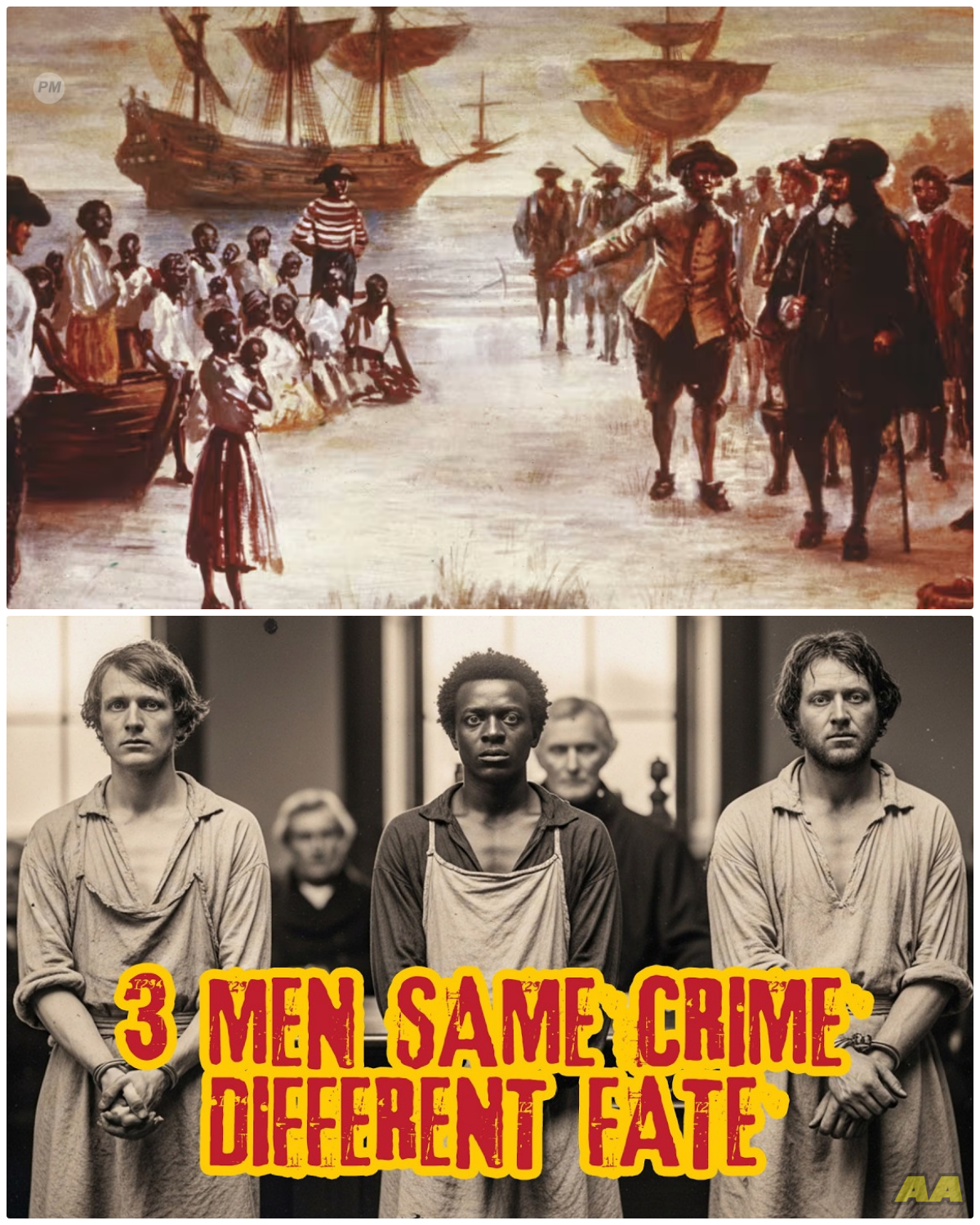 They Ran Away Together | Only the Black Man Got Slavery for Life (1640, Jamestown)