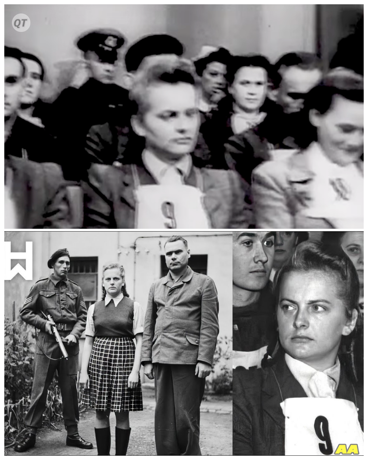 Execution of Irma Grese – ” Hyena of Auschwitz ” – “Beautiful Beast” – Bergen Belsen Trial-ZZ