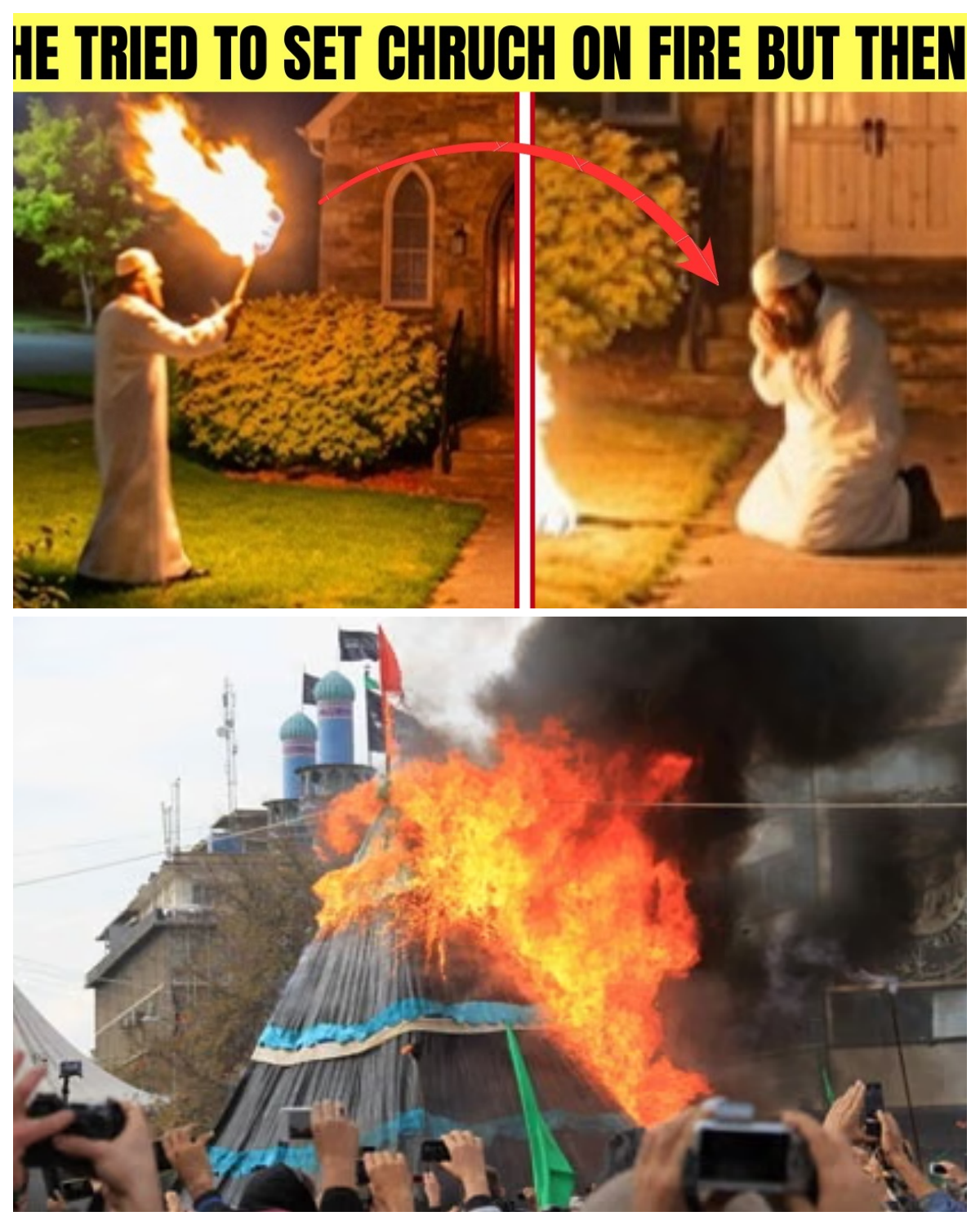 Massive Blaze Near Religious Site in Iran Sparks Panic — Witnesses Claim Something “Unexplainable” Happened Next… What Did They See?  As tensions rise in Iran following recent unrest, a shocking incident involving a sudden fire near a place of worship has left locals stunned. Eyewitnesses describe chaos, fear, and a moment some say defies explanation—but is this truth, exaggeration, or something deeper being hidden? DISCOVER the FULL STORY and CLICK the article link in the comments before it disappears.