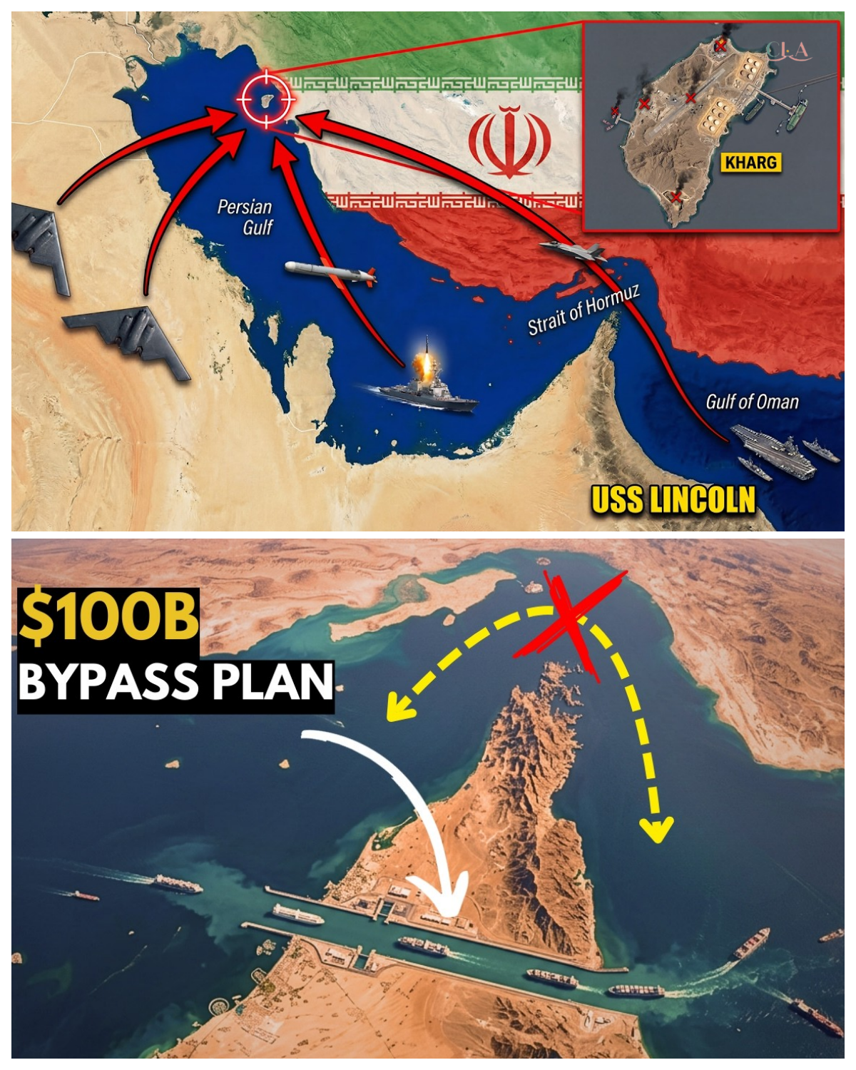 The $100B Plan to Bypass the Strait of Hormuz — Can the World Finally Escape Its Most Dangerous Energy Bottleneck?  For decades, a narrow stretch of water has controlled the flow of a massive share of the world’s oil—and every crisis in the region sends shockwaves through global markets. Now, ambitious multi-billion-dollar projects aim to route energy around this chokepoint entirely. But can pipelines, ports, and new corridors truly replace one of the most strategic waterways on Earth, or is this a costly illusion? DISCOVER the FULL STORY and CLICK the article link in the comments before it disappears.