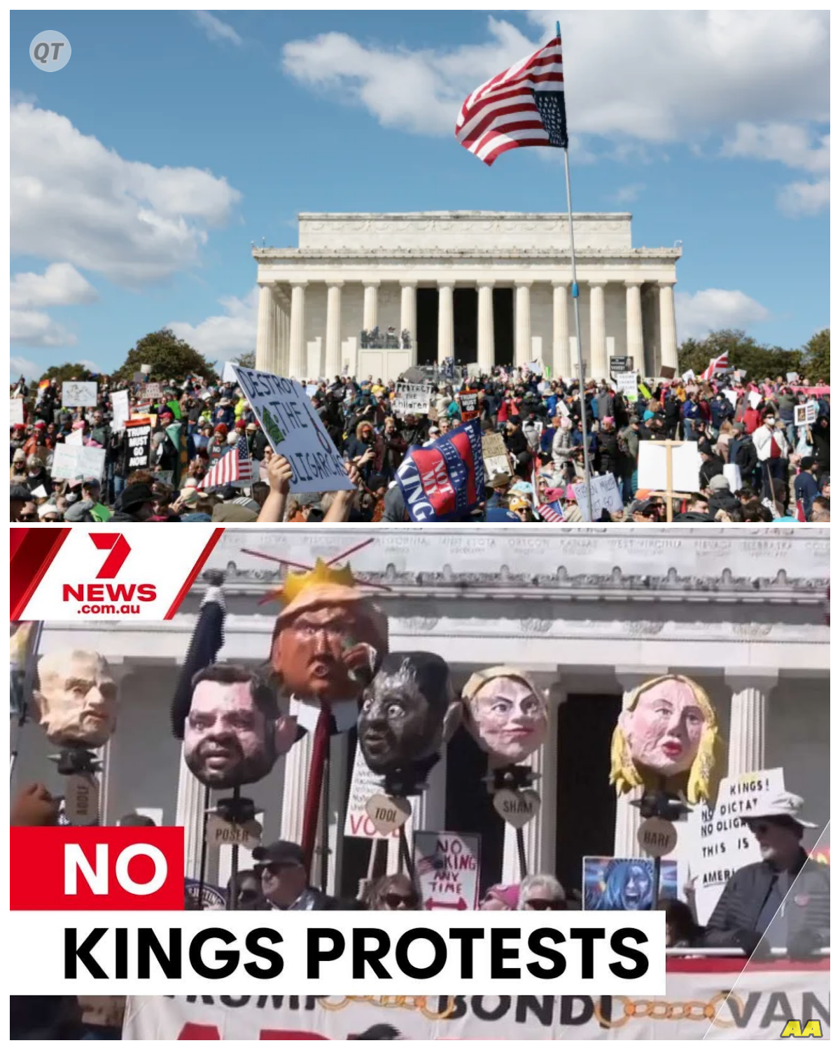 “America Unites in ‘No Kings’ Protests: Thousands March for Democracy!” -ZZ  In a striking demonstration of solidarity, thousands of Americans have rallied in the “No Kings” protests, advocating for a return to democratic ideals and rejecting any notion of monarchy. These protests have captured national attention, with participants voicing their demands for justice, equality, and representation. What are the motivations behind this movement, and how are communities coming together to support it? Join us for a comprehensive look at this significant chapter in American activism!