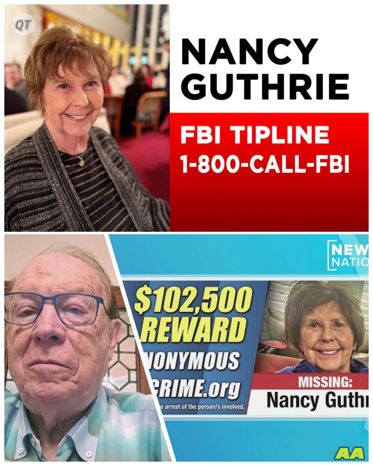 “NANCY GUTHRIE MYSTERY DEEPENS: CRIME STOPPERS OFFERS $100K REWARD—IS SOMEONE SILENCING HER?” -ZZ  As the search for Nancy Guthrie drags on, Crime Stoppers has stepped in with an eye-popping $100,000 reward, raising eyebrows and suspicions alike! What could have led to such a desperate measure? As rumors of foul play and hidden agendas swirl, the public is left to wonder: is someone trying to silence Nancy before she reveals explosive secrets? The tension is palpable, and the truth may be more shocking than anyone can imagine!