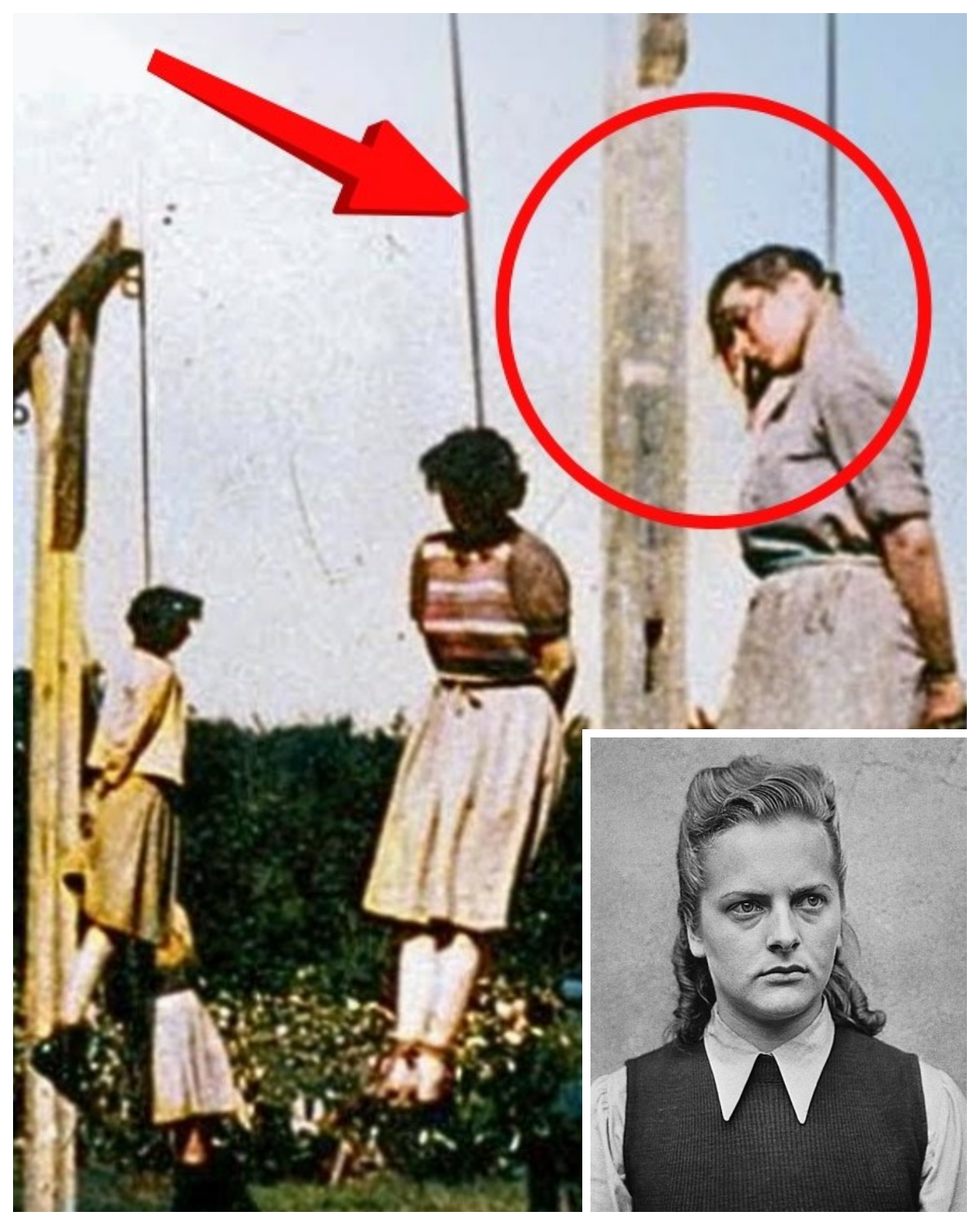 The HORRORS of Irma Grese Execution Method *Warning REAL FOOTAGE