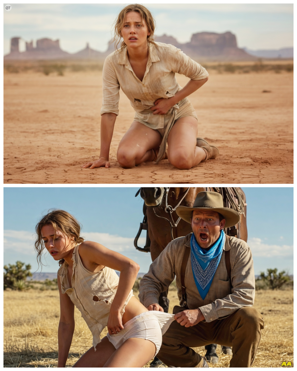 “Take The Cloth Off?” She Asked – The Rancher Did It... And Stood In Horror