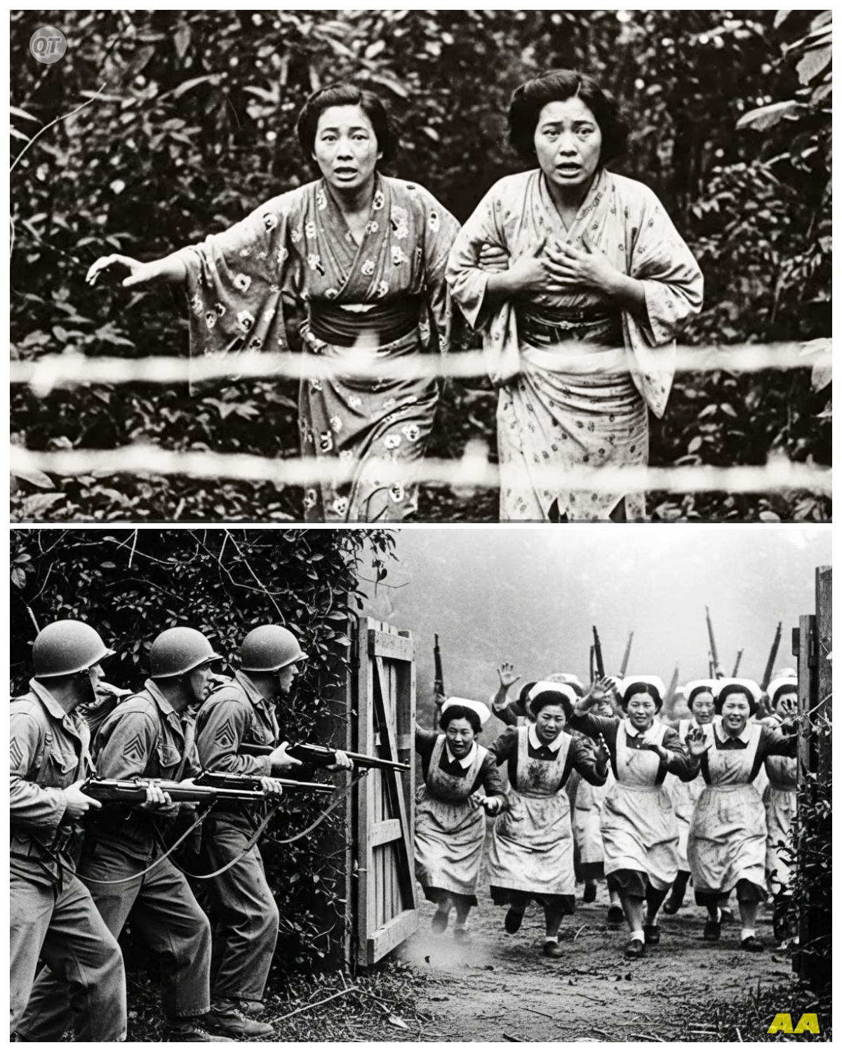 “Don’t Shoot! They’re Women!” — American Soldiers Froze When Japanese POWs Ran Toward Them for Help-ZZ