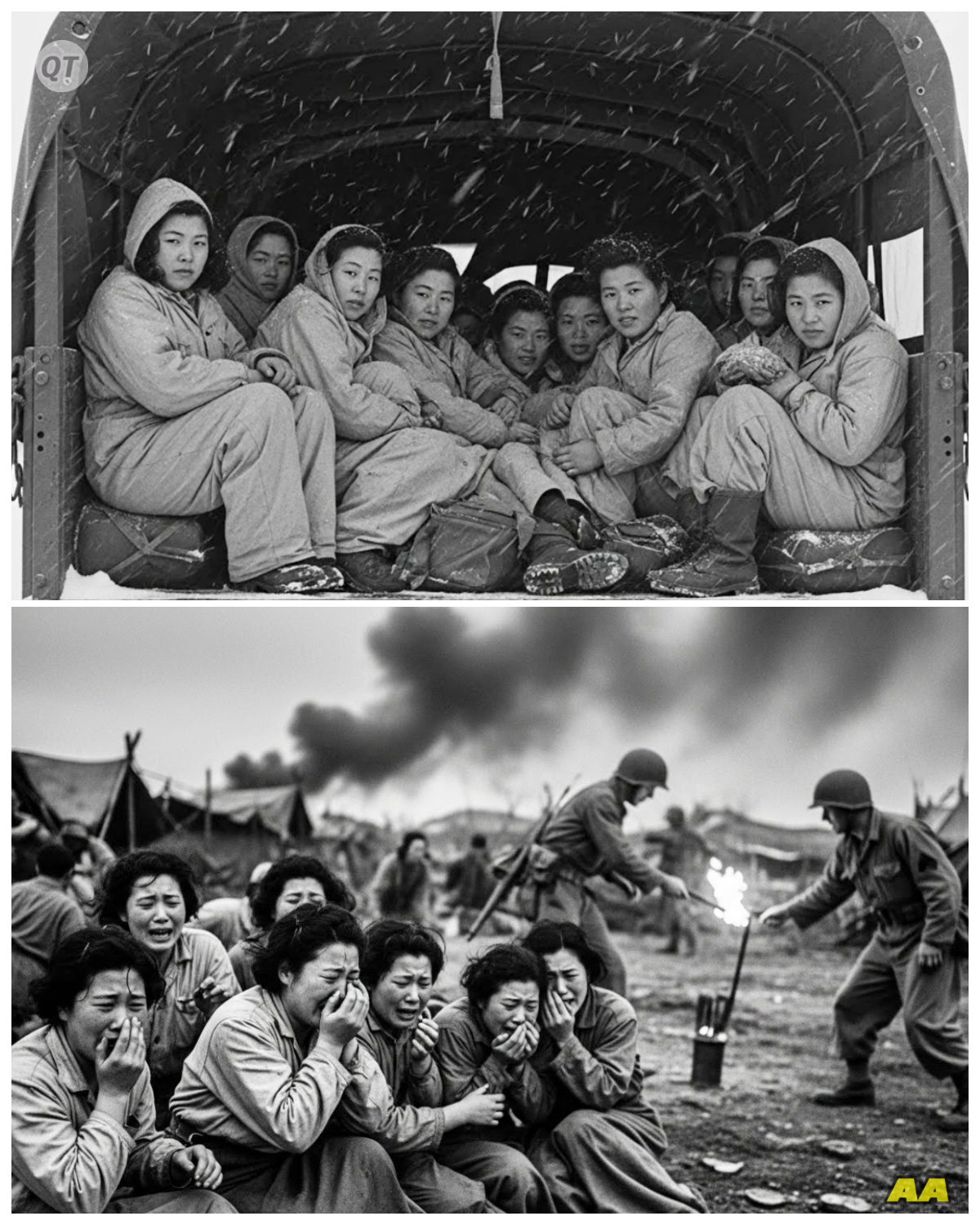 “‘THEY’RE GOING TO BURN US ALIVE!’ — Japanese POW Women SOBBED as Americans Lit Fires… For Warmth-ZZ