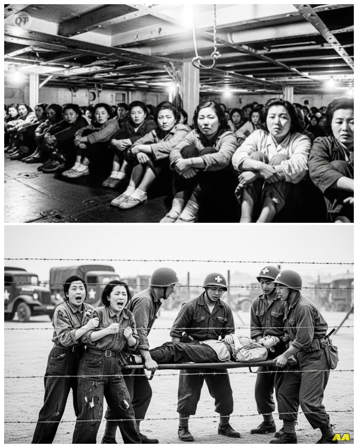 “They’ll Punish Us for This” —Japanese Women POWs Screamed as Americans Touched Their Wounded Friend-ZZ