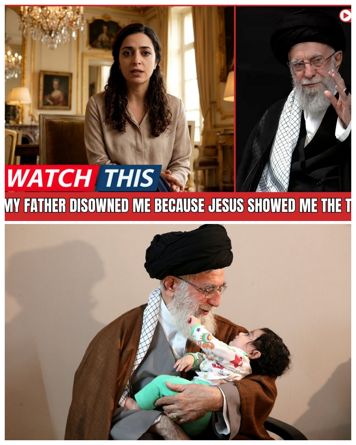 Ali Khamenei’s Daughter Goes Viral — A Controversial Faith Story Sparks Global Debate… What REALLY Happened Behind Closed Doors?  A shocking story spreading across social media claims that a member of Iran’s most powerful family was exiled after embracing a different faith—but is this a hidden truth or a viral narrative with no confirmation? As tensions rise and curiosity explodes online, many are asking one question: what is real, and what is being exaggerated? DISCOVER the FULL STORY and CLICK the article link in the comments before it disappears.