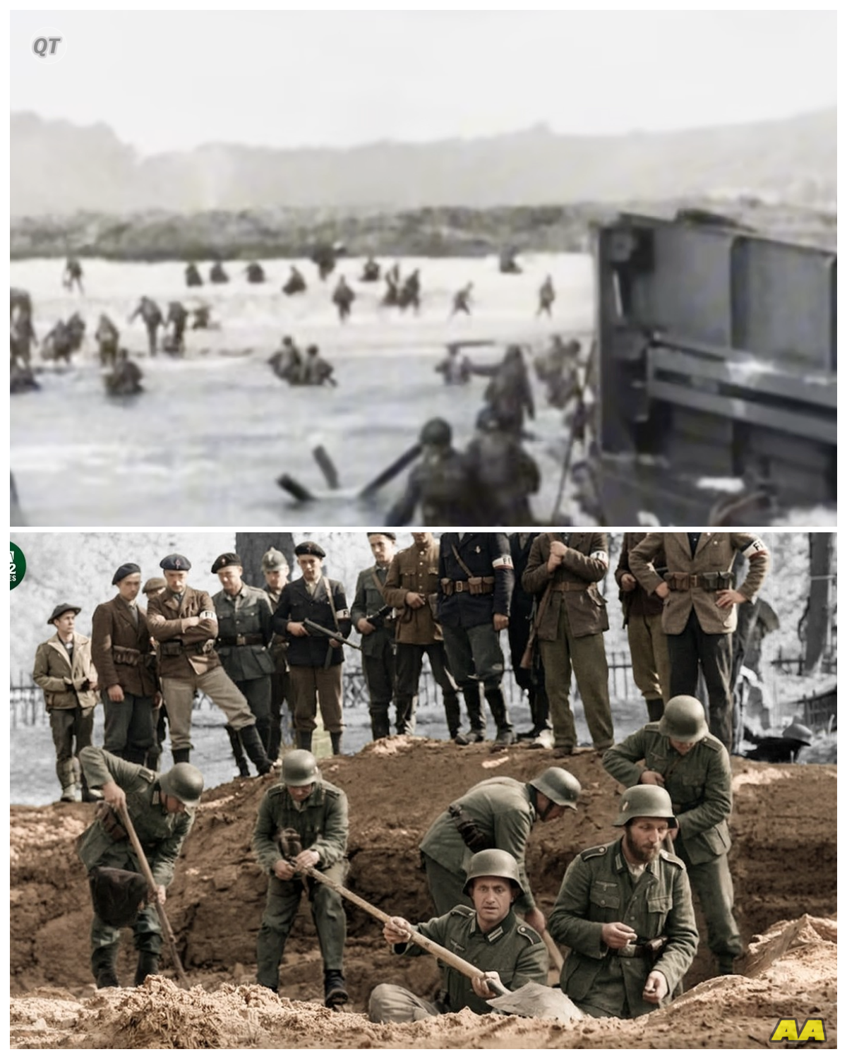 Violent Execution of 47 German Nazi Soldiers by French Resistance Forces: Hard to Watch-ZZ