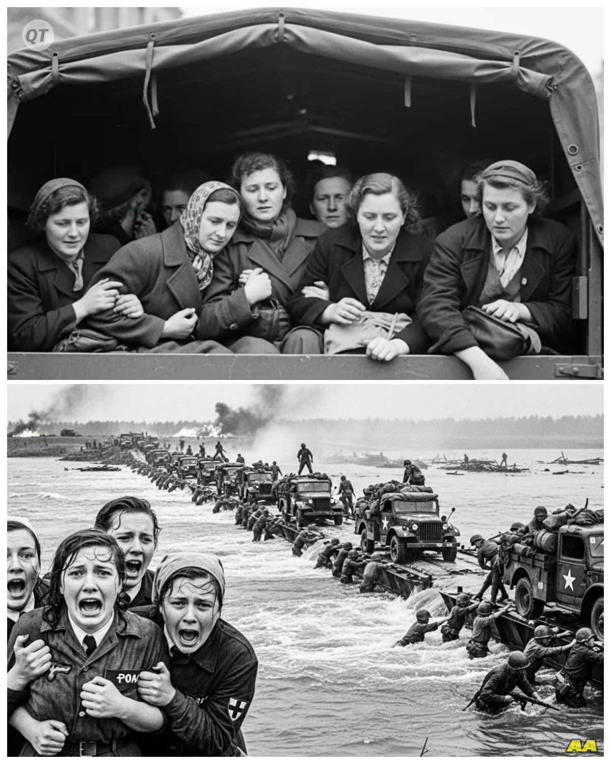 “Don’t Make Us Swim!” — POW Girls Were Terrified at the River Crossing, Americans Built a Bridge-ZZ