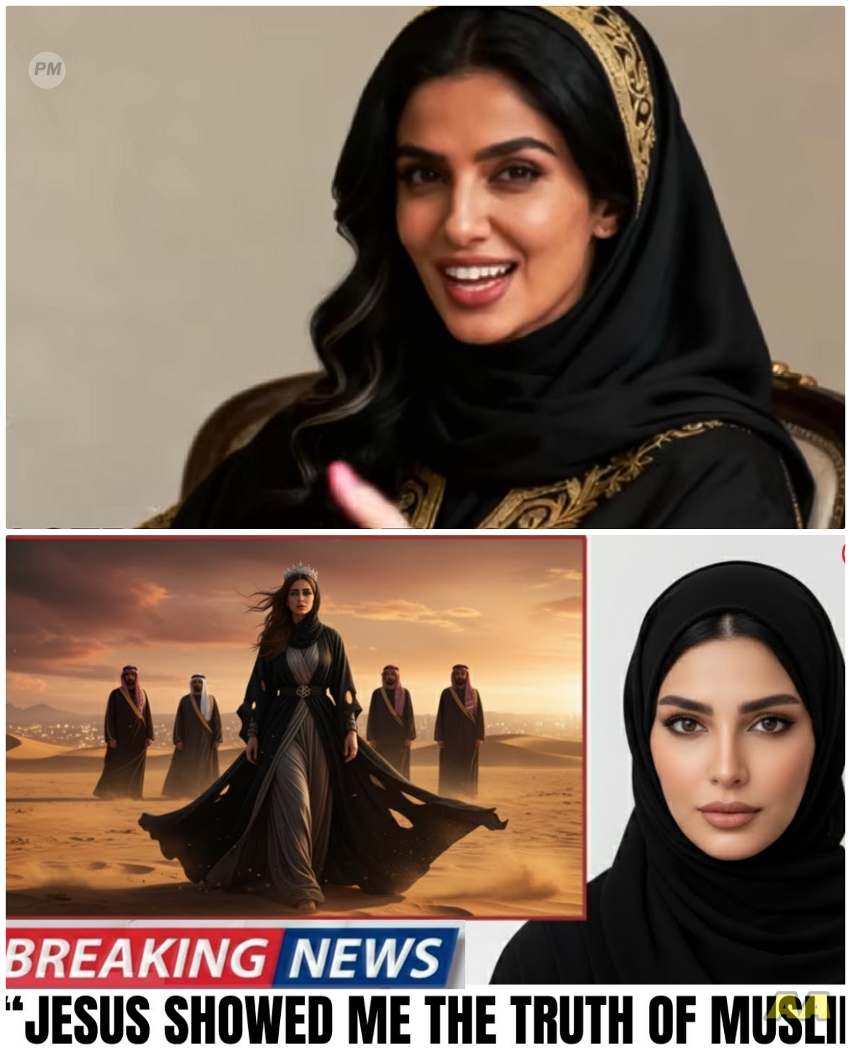 Saudi Princess Shared Between 5 Husbands Abandons Islam After Being SAVED BY JESUS