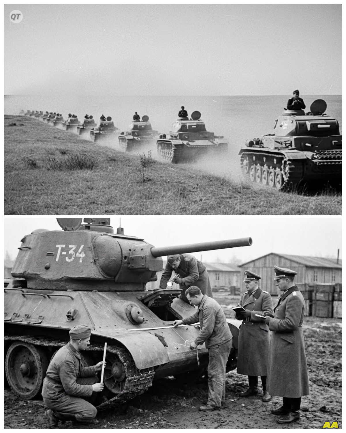 What German Engineers Said When They Examined a Captured T-34-ZZ