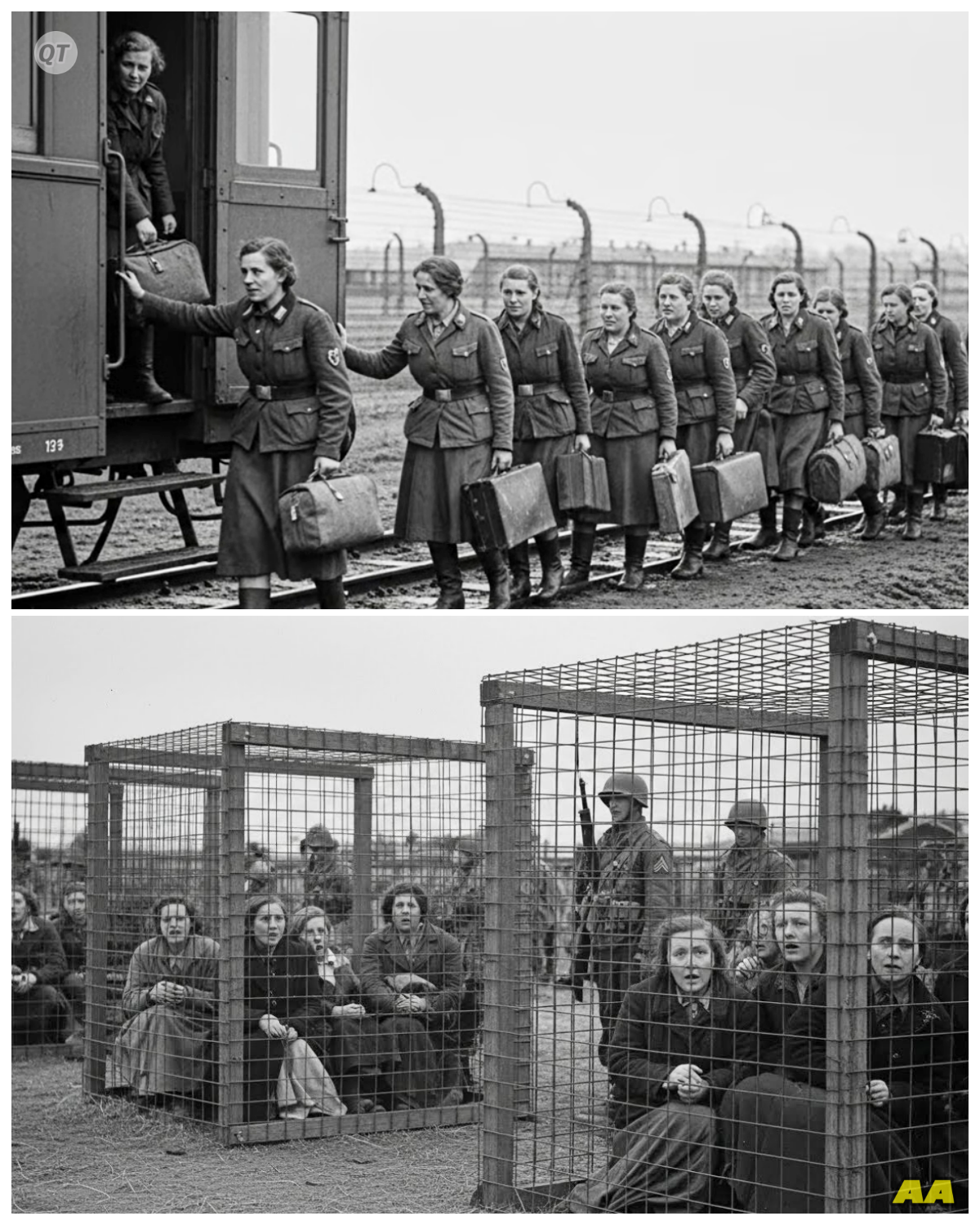 “We Were Locked Up in Cages” — German Women POWs Horrified by Their First Encounter with U.S. Camps-ZZ