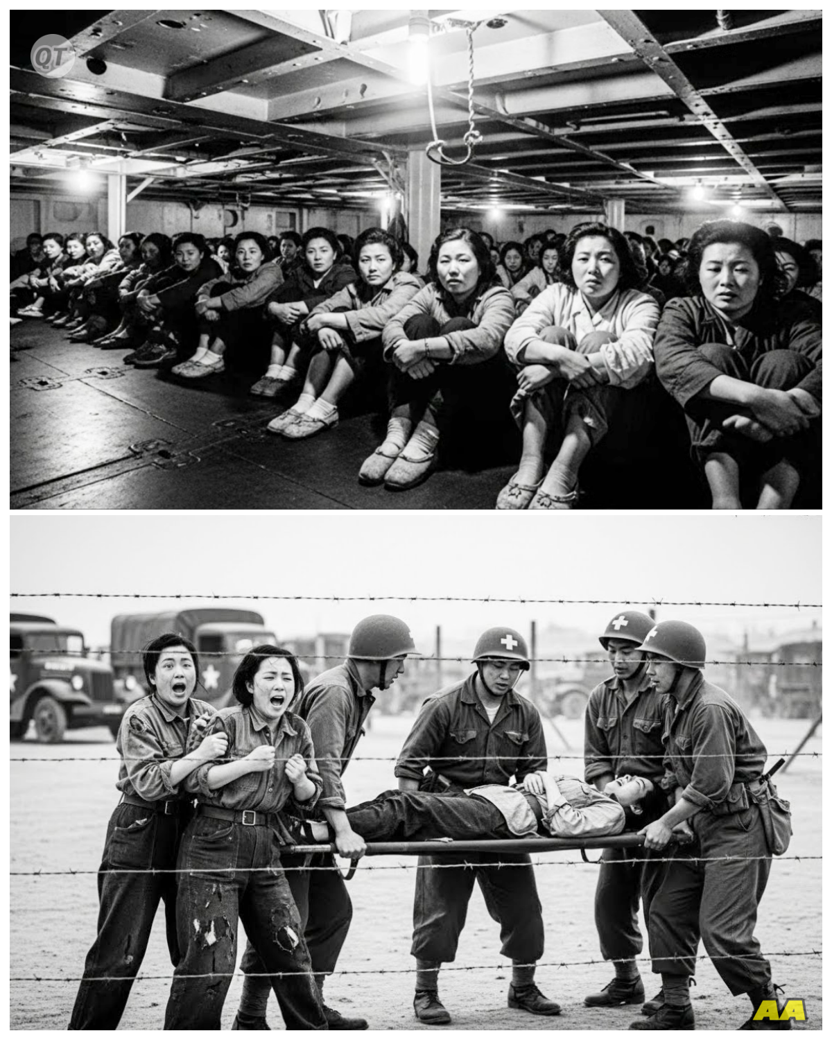 “They’ll Punish Us for This” —Japanese Women POWs Screamed as Americans Touched Their Wounded Friend-ZZ