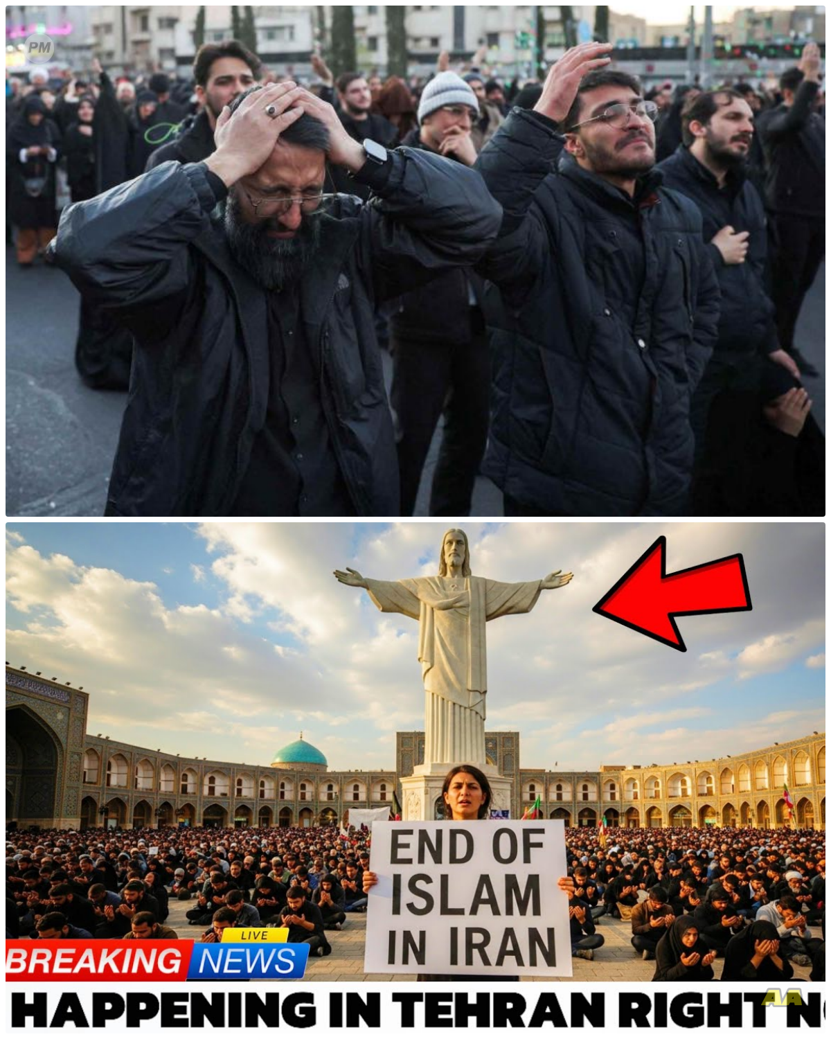 MIRACLE IN IRAN: Millions Convert to Christianity in Tehran After Ali Khamenei’s Death