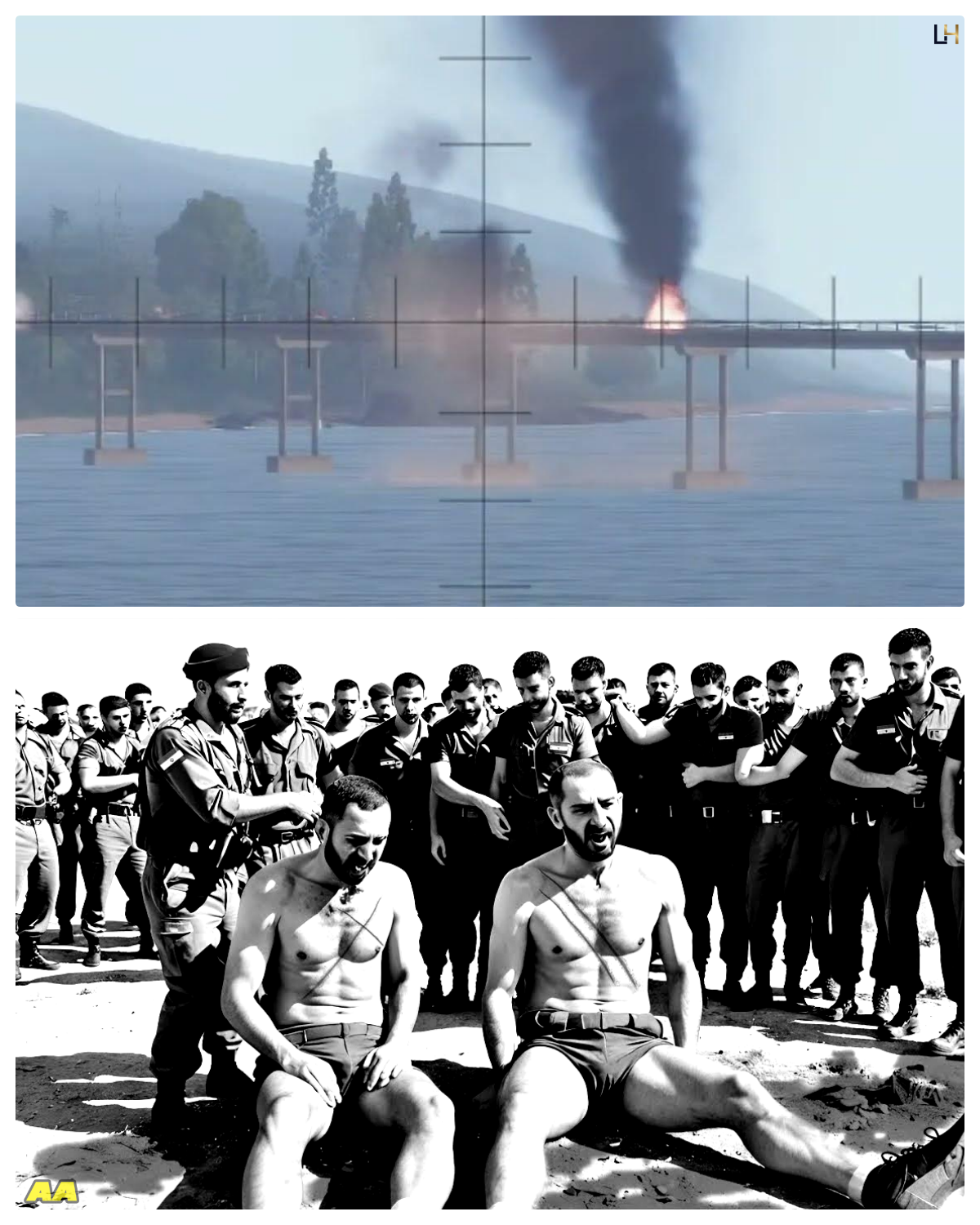 Ambush! Two Israeli generals were captured and executed by Iranian forces.