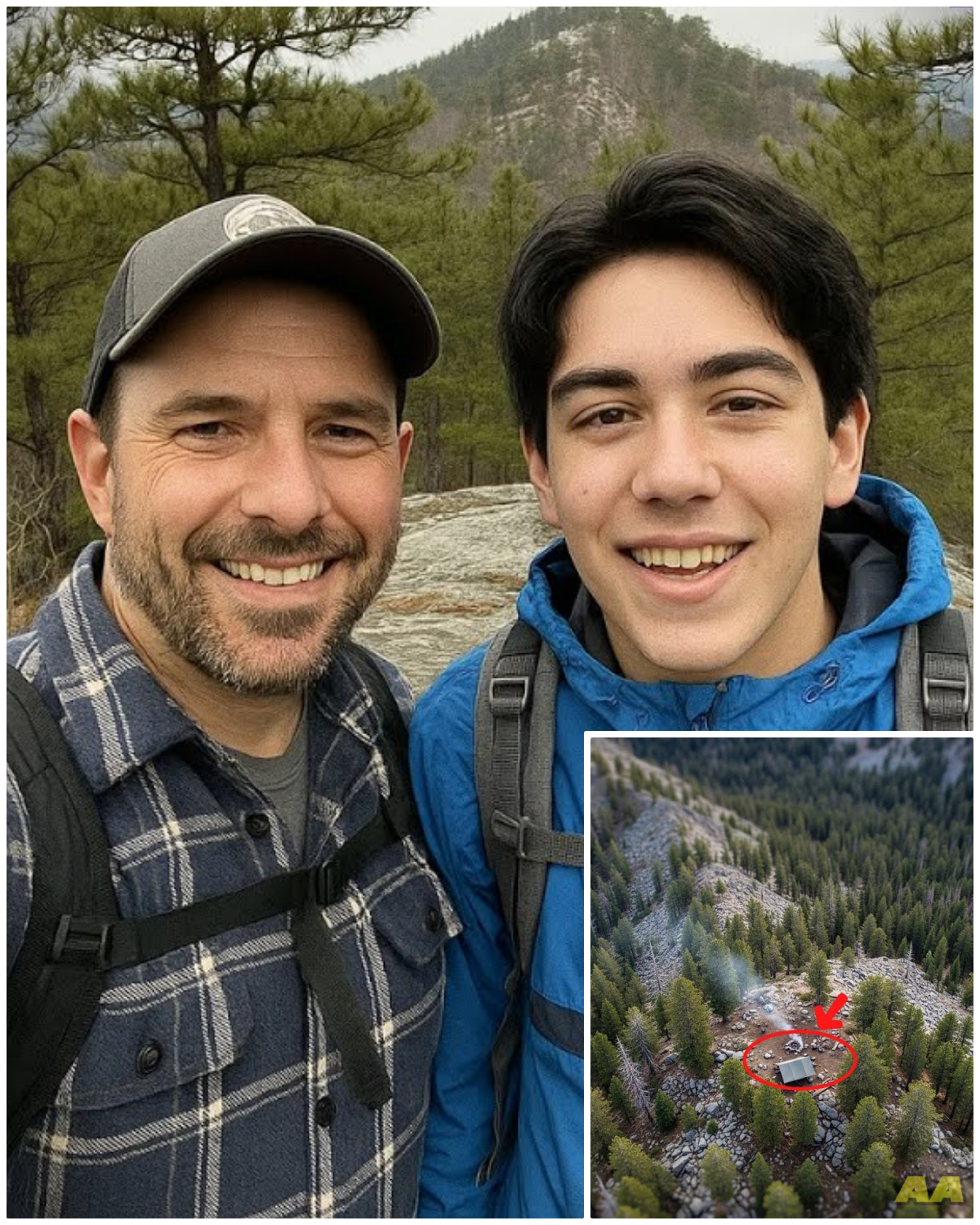 A Camping Trip That Became a Nightmare — Father and Son Disappeared Without a Trace, Until One Drone Footage Changed Everything