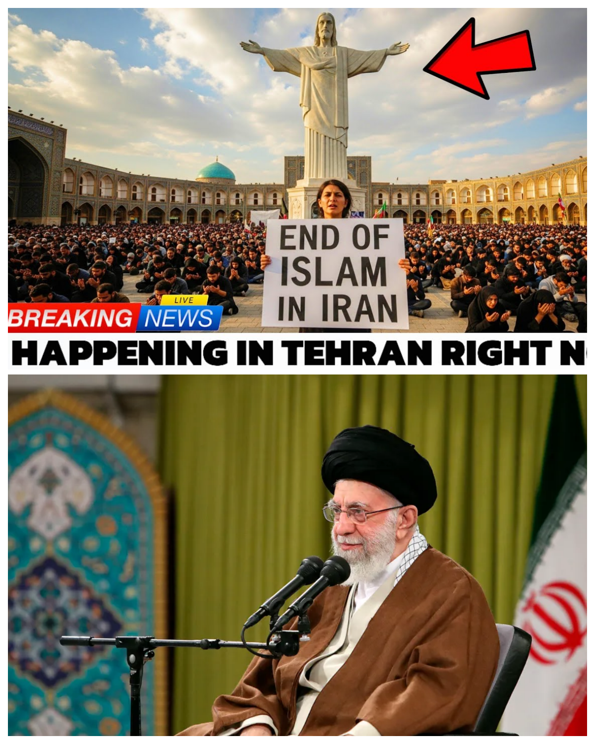 “Miracle” in Iran? Reports of Mass Conversions in Tehran After Ali Khamenei’s Death Spark Global Debate — What Is REALLY Happening?  As Iran faces a historic turning point following the death of its long-time leader, shocking claims are spreading online about a sudden wave of spiritual change in Tehran. Some call it a “miracle,” others say it’s misinformation—but what’s the truth behind these viral reports? DISCOVER the FULL STORY and CLICK the article link in the comments before it disappears.