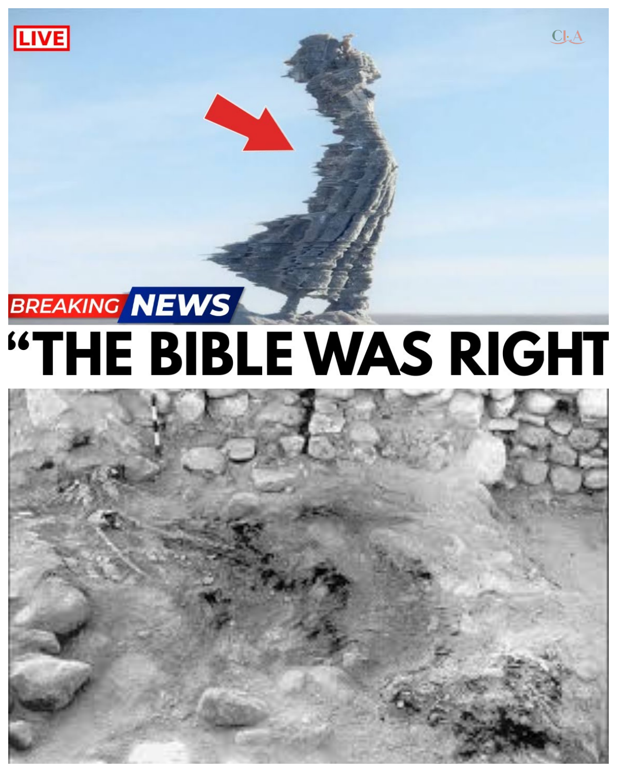 They FOUND Lot’s Wife? Archaeological “Evidence” CONFIRMS the Bible AGAIN — Or Is This Viral Claim Being MISUNDERSTOOD?  A sensational headline is spreading fast, claiming that archaeologists have finally discovered physical evidence of Lot’s wife near the Dead Sea. But what exactly was found, and does it truly confirm the ancient account—or is this a natural formation being interpreted through belief? Why are these claims resurfacing now, and what do experts actually say about them? DISCOVER the FULL STORY and CLICK the article link in the comments before it disappears.