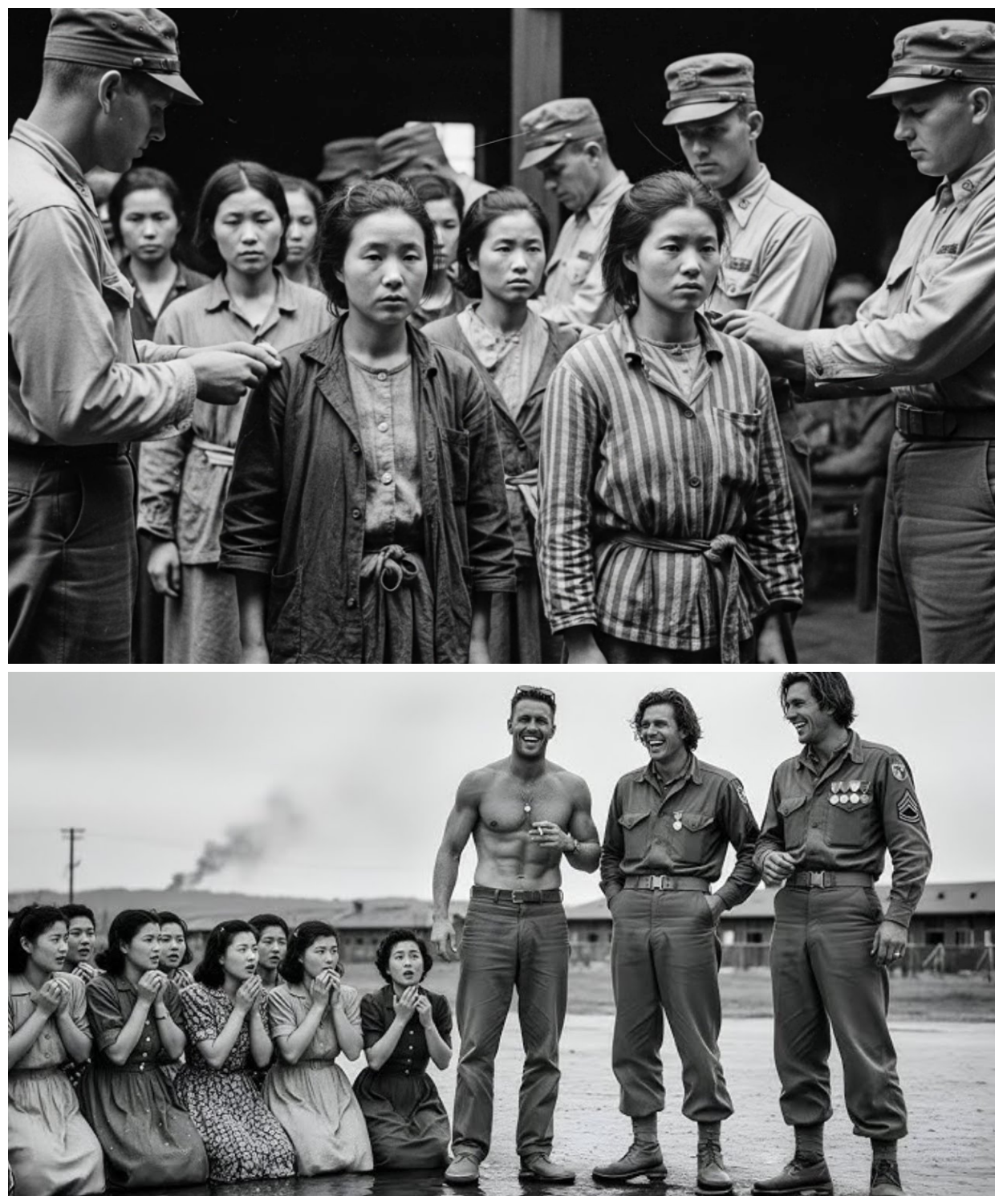Female Japanese POWs Couldn’t Believe American Guards Were Taller Than Any Man They’d Seen