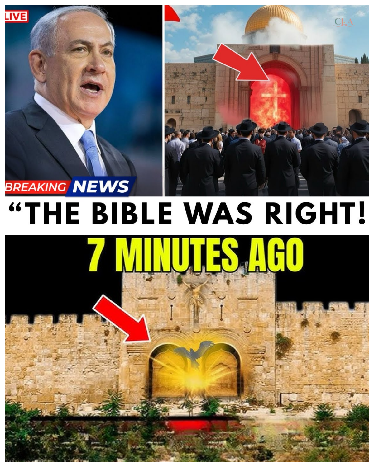 The “Sealed Gate” of Jerusalem — Is It Really MOVING, and Could This Be a Sign of Jesus Christ’s Return?  A startling claim is spreading rapidly: the ancient sealed gate in Jerusalem—long tied to prophecy and mystery—is said to be “moving.” But what’s actually happening at this historic site, and why are so many connecting it to end-time predictions? Is this a real development, a misunderstanding, or something else entirely? DISCOVER the FULL STORY and CLICK the article link in the comments before it disappears.