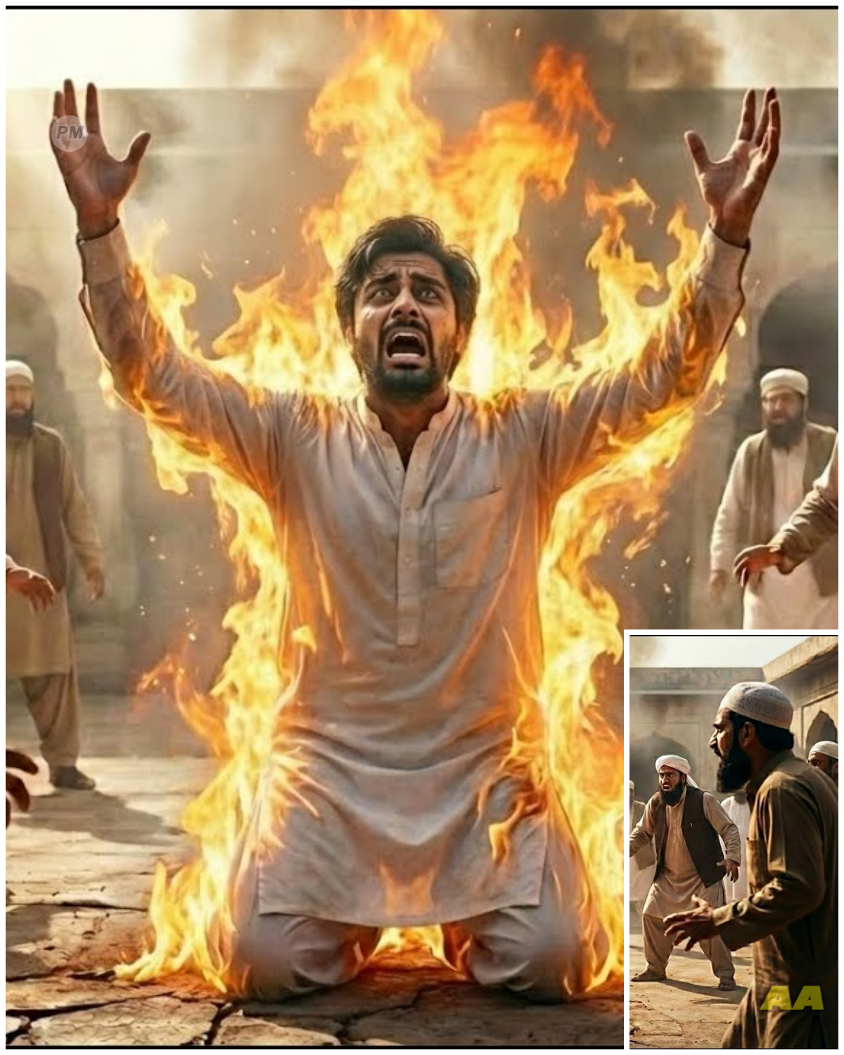 Muslim Burned Alive for Converting But Jesus Rescued Him