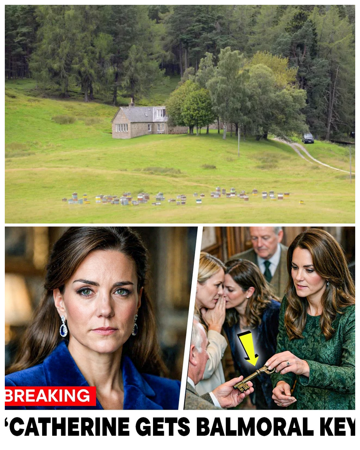 1 MIN AGO: Balmoral Hunting Lodge Keys Presented to Catherine in Private Handover