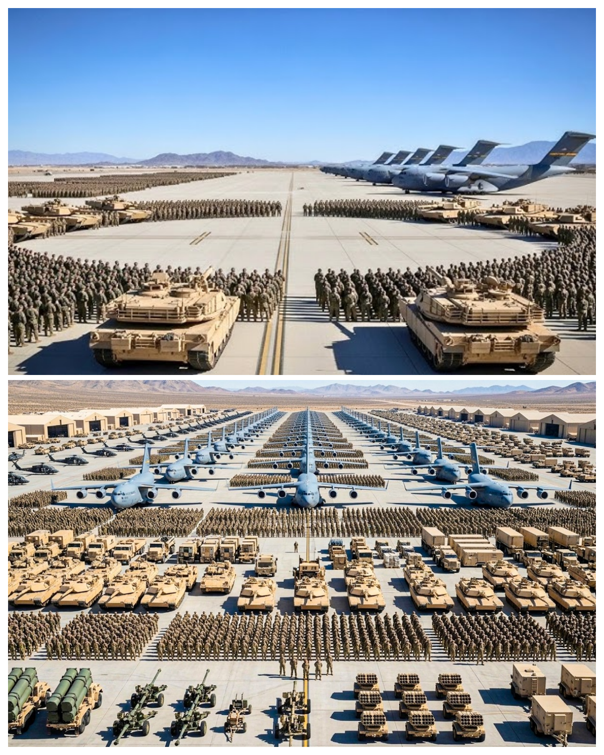 Tehran shocked! Thousands of US C-17 Paratroopers Undertake Rapid Action in the Middle East